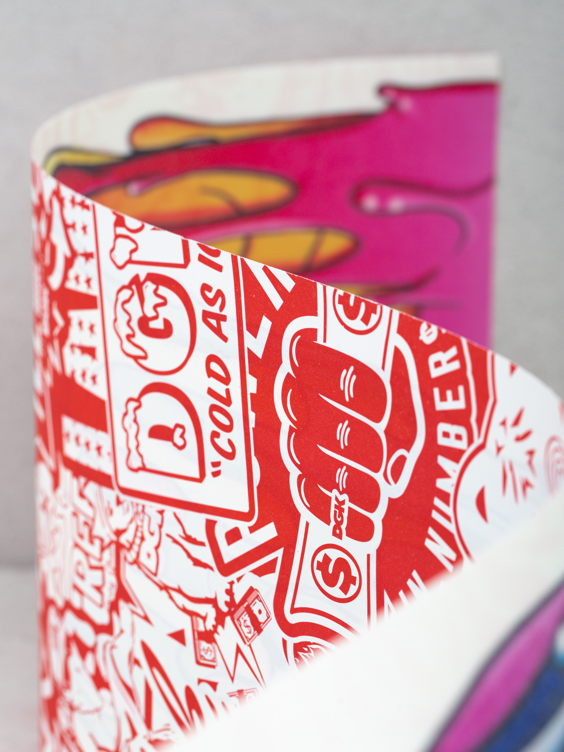 Наждак DGK Melted (white/multi)