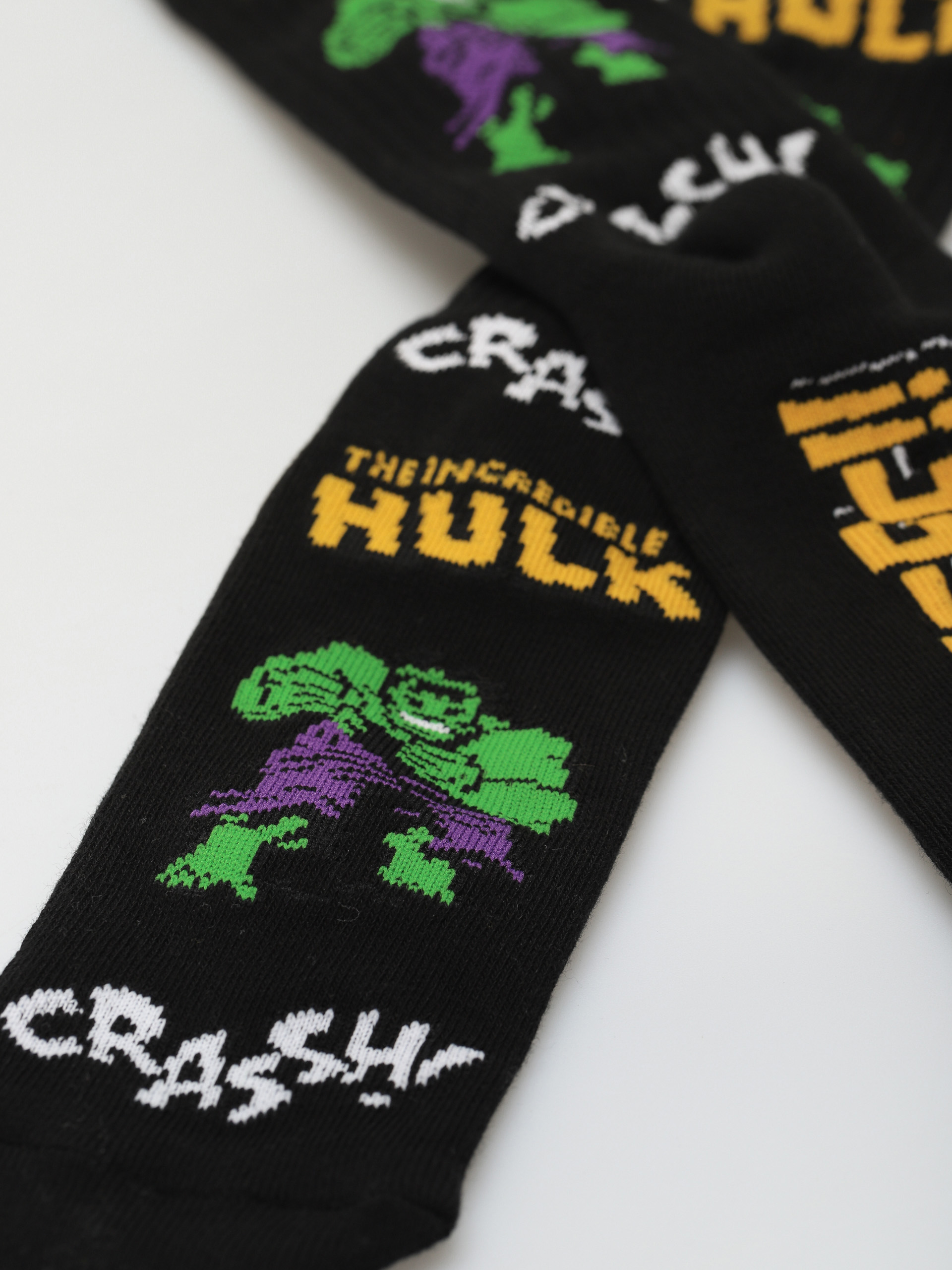  Шкарпетки HUF X Marvel Hulk Retro Crew (black)