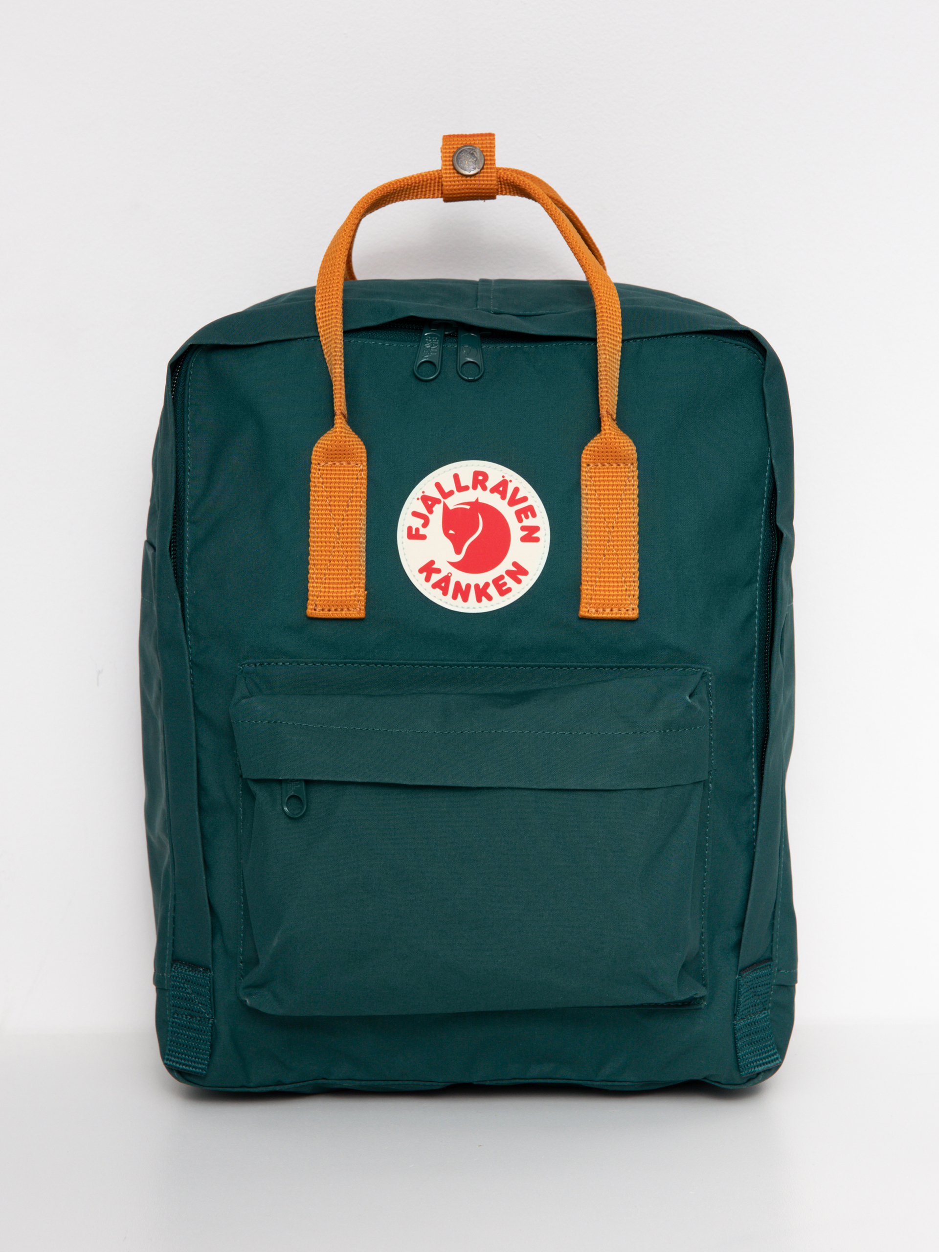 Рюкзак Fjallraven Kanken (arctic green/spicy orange)