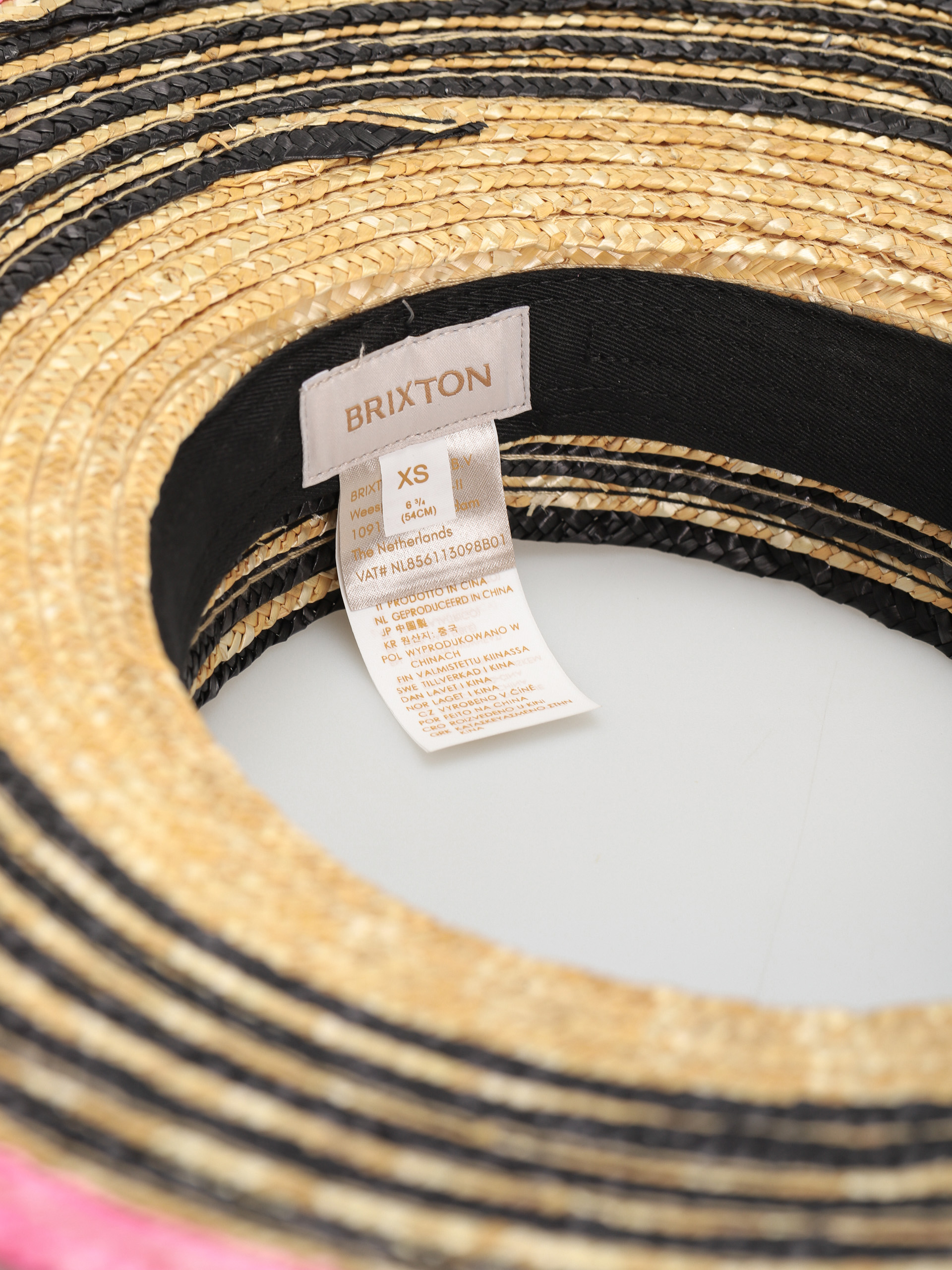 Капелюх Brixton Joanna Visor Wmn (honey/black/pink)