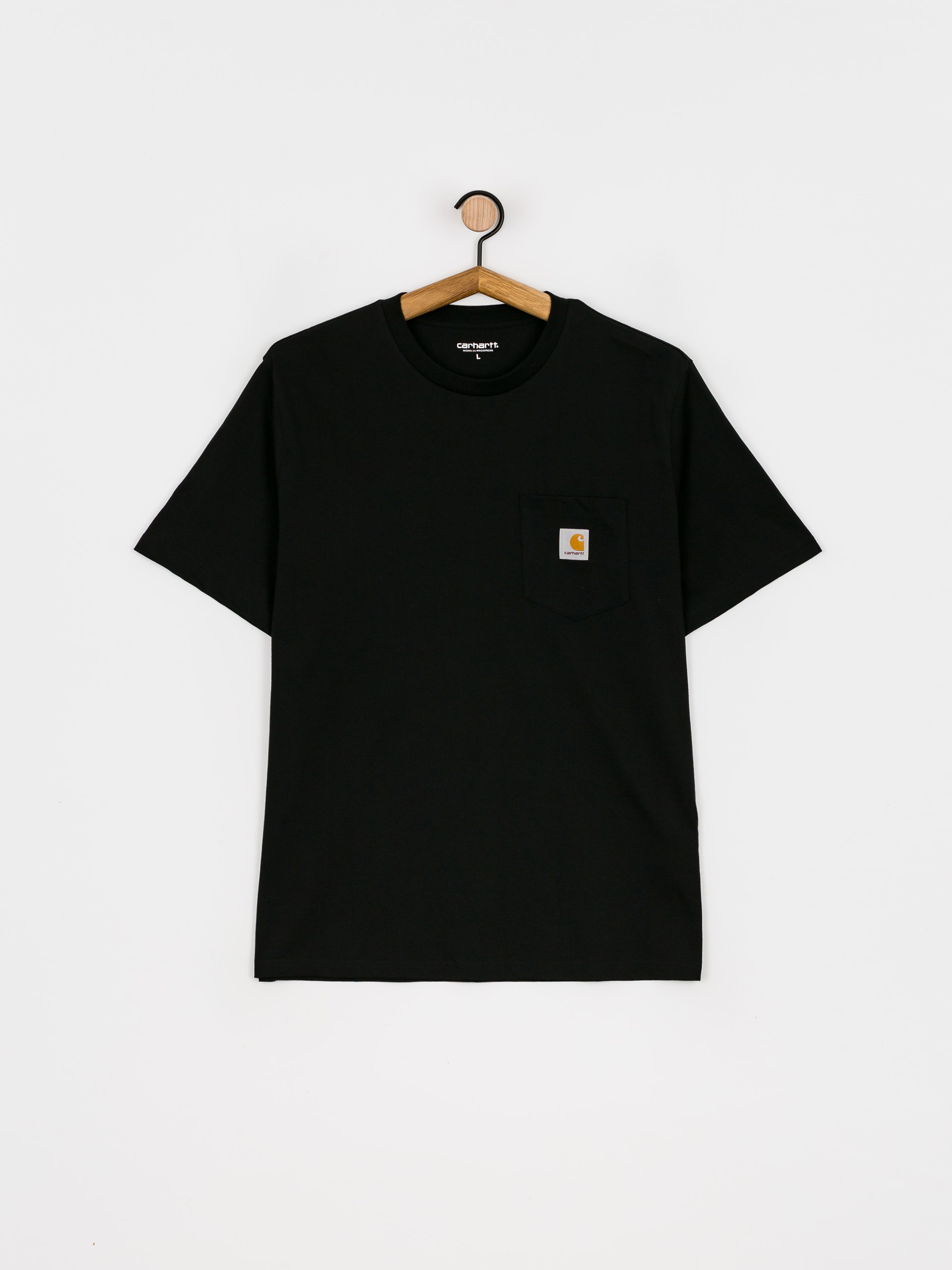 Футболка Carhartt WIP Pocket - чорний (black)