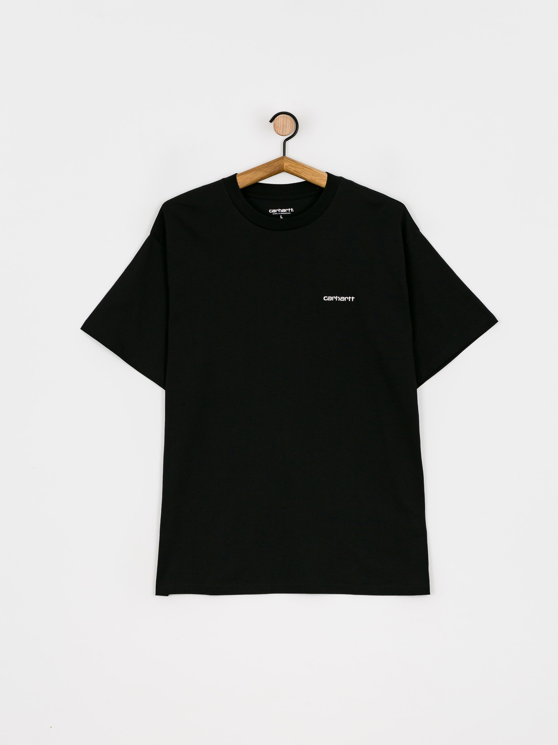 Футболка Carhartt WIP Script Embroidery (black/white)