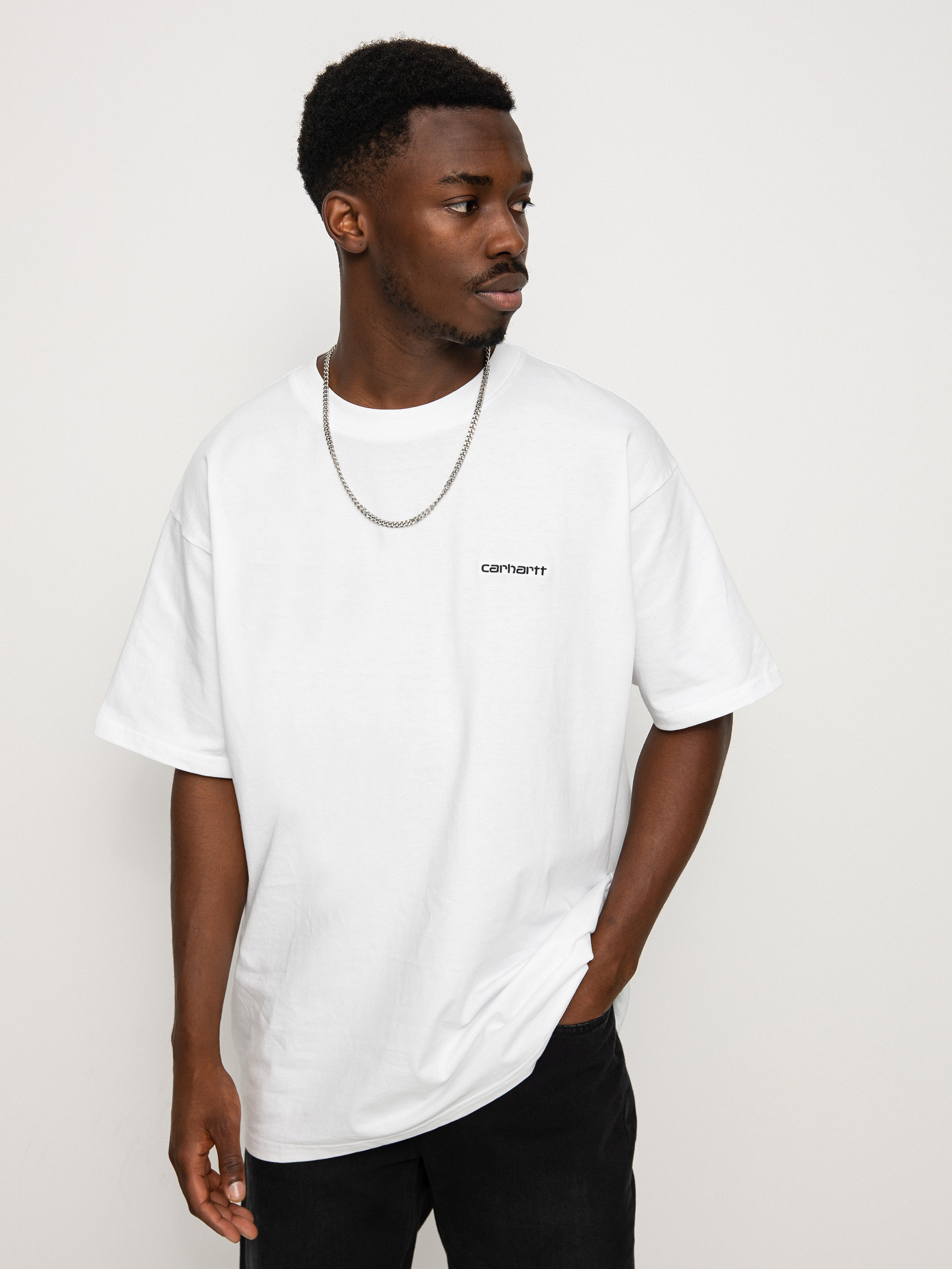 u0424u0443u0442u0431u043eu043bu043au0430 Carhartt WIP Script Embroidery (white/black)
