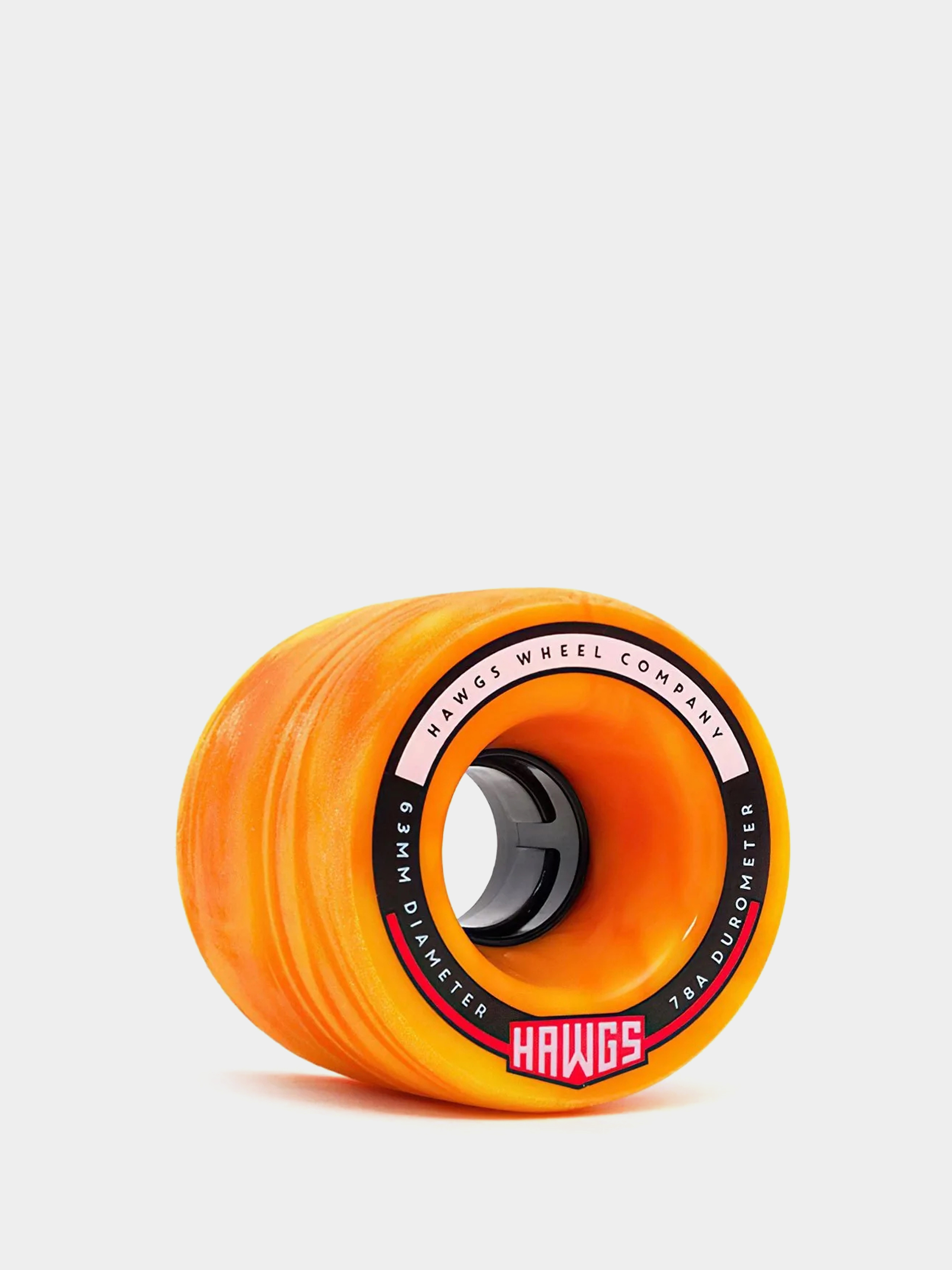 u041au043eu043bu0435u0441u0430 Landyachtz Fattie Hawgs 78A (orange/yellow swirl)