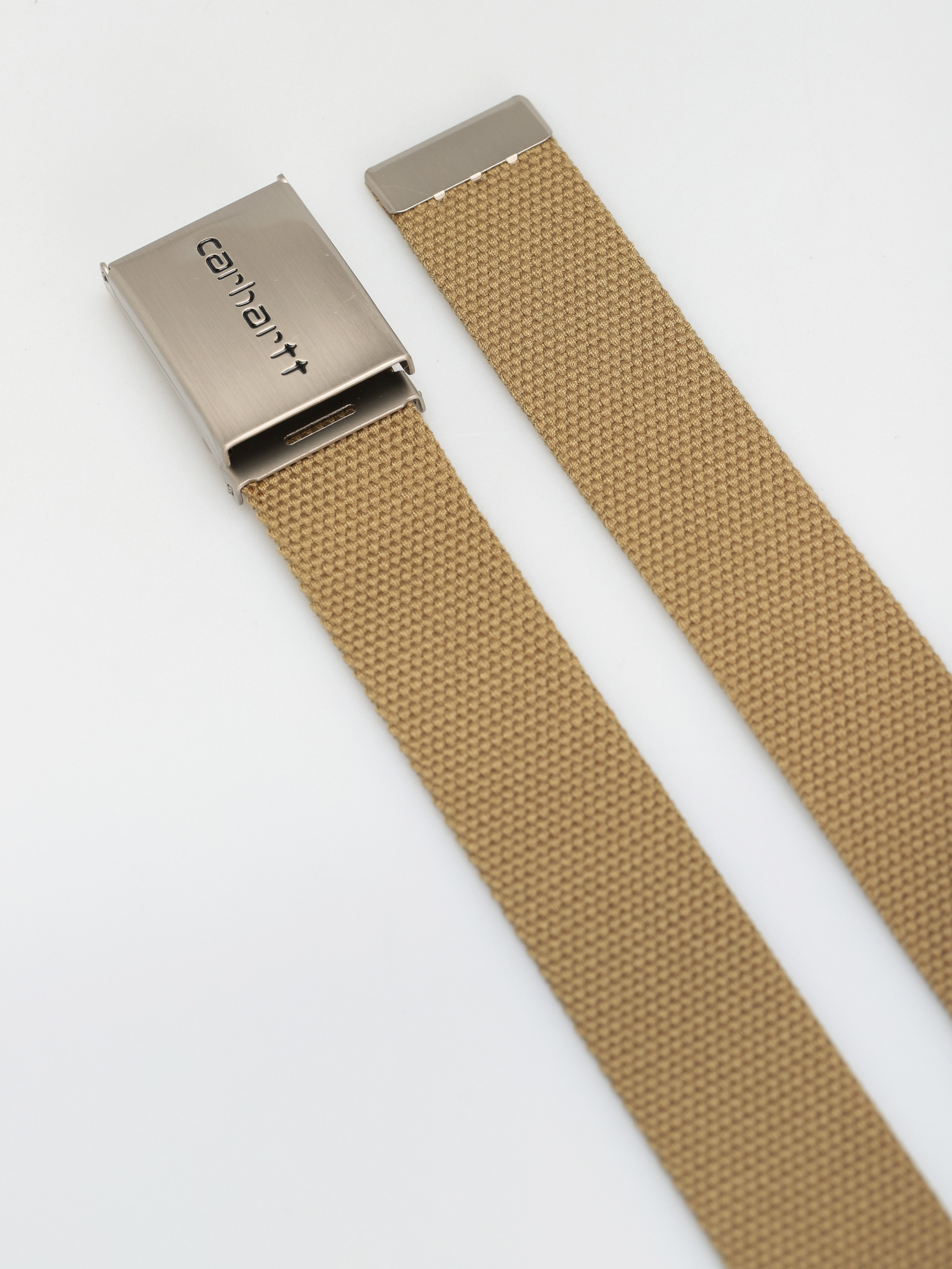 Ремінь Carhartt WIP Clip Belt Chrome (leather)