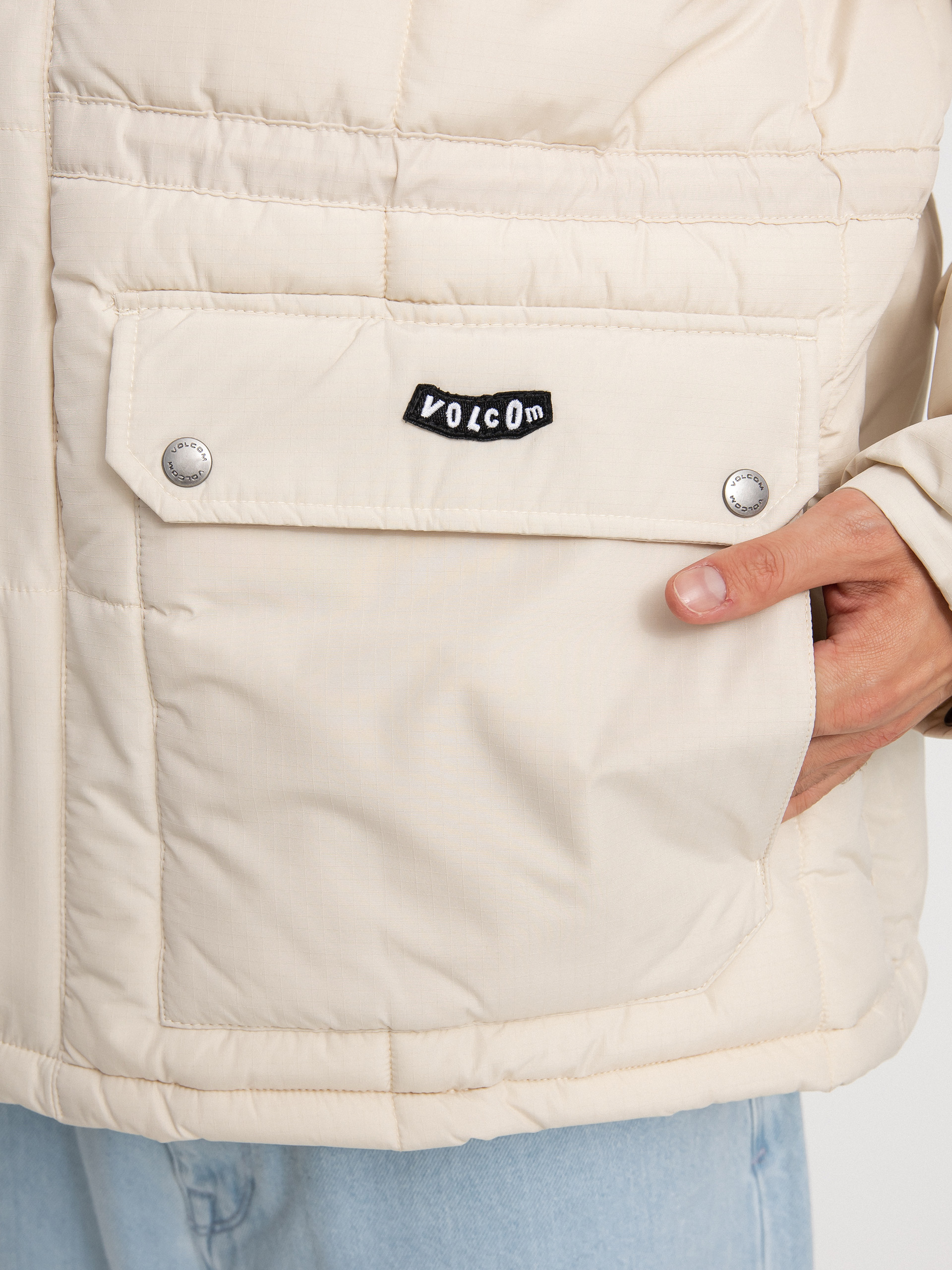 Куртка Volcom Superstoner 5K (whitecap grey)