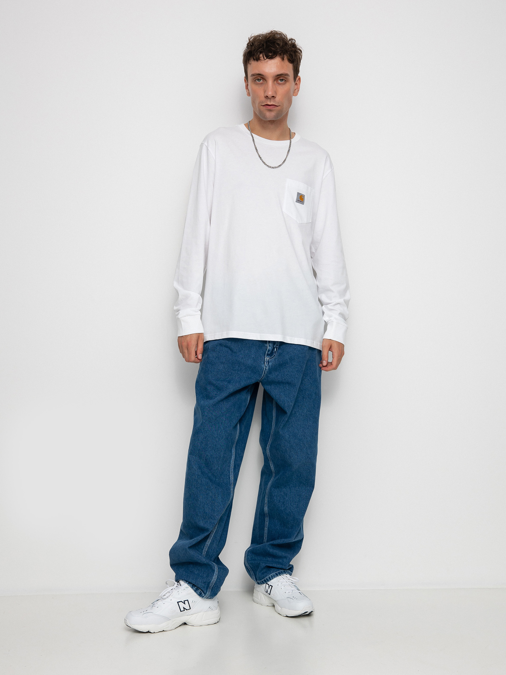 u041bu043eu043du0433u0441u043bu0456u0432 Carhartt WIP Pocket (white)