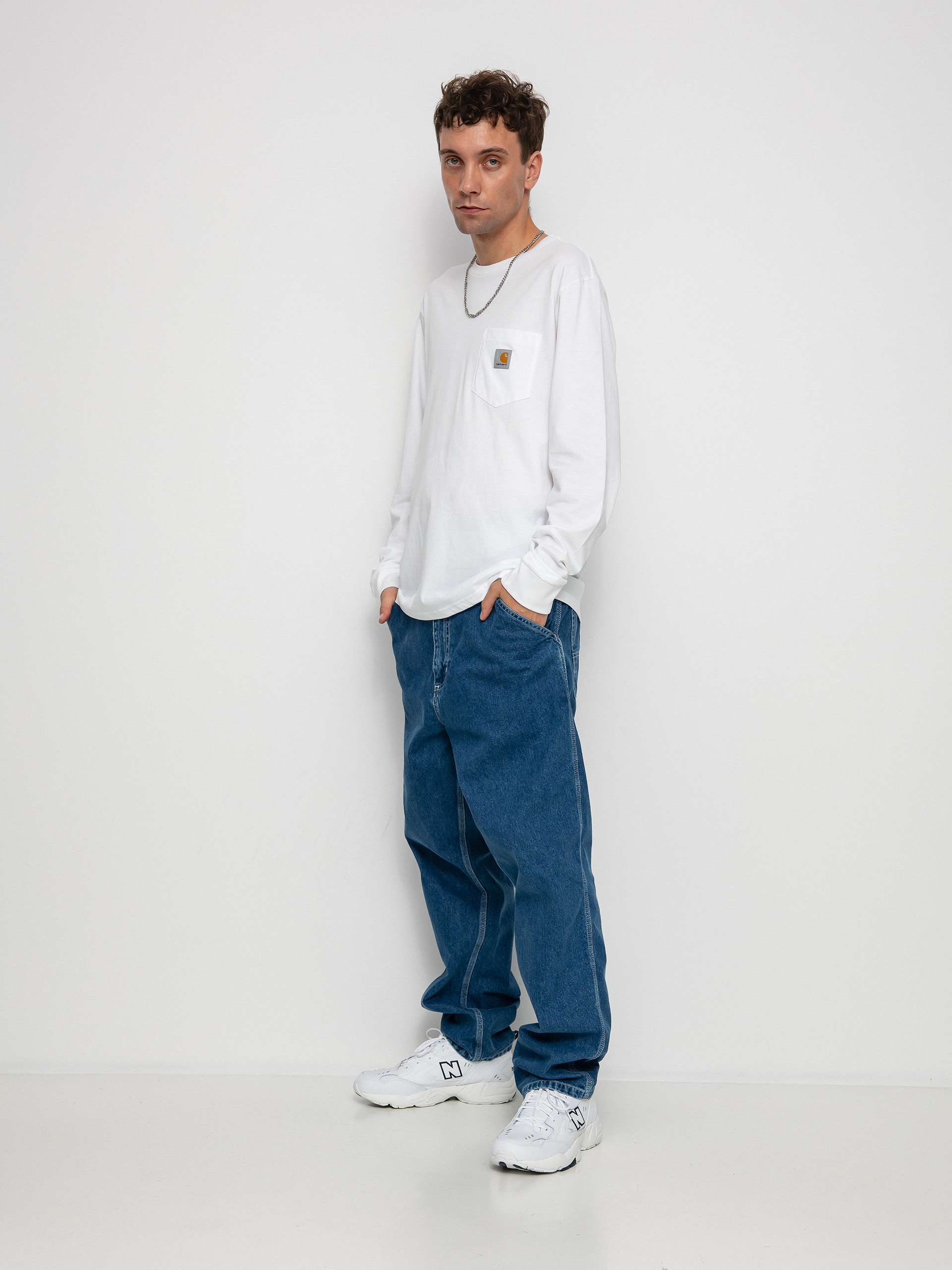 Лонгслів Carhartt WIP Pocket (white)