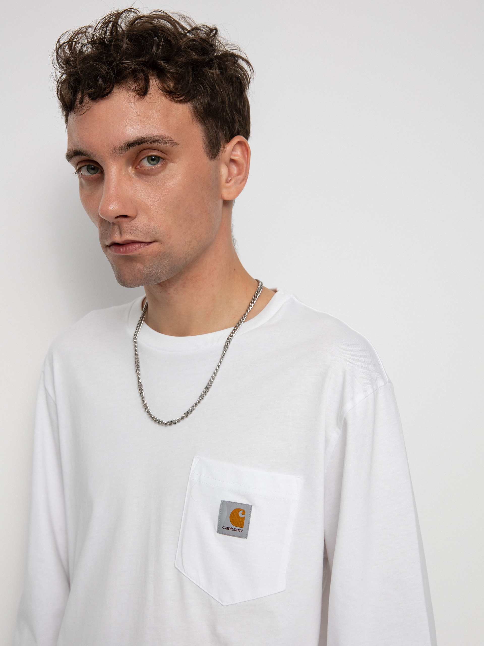 Лонгслів Carhartt WIP Pocket (white)