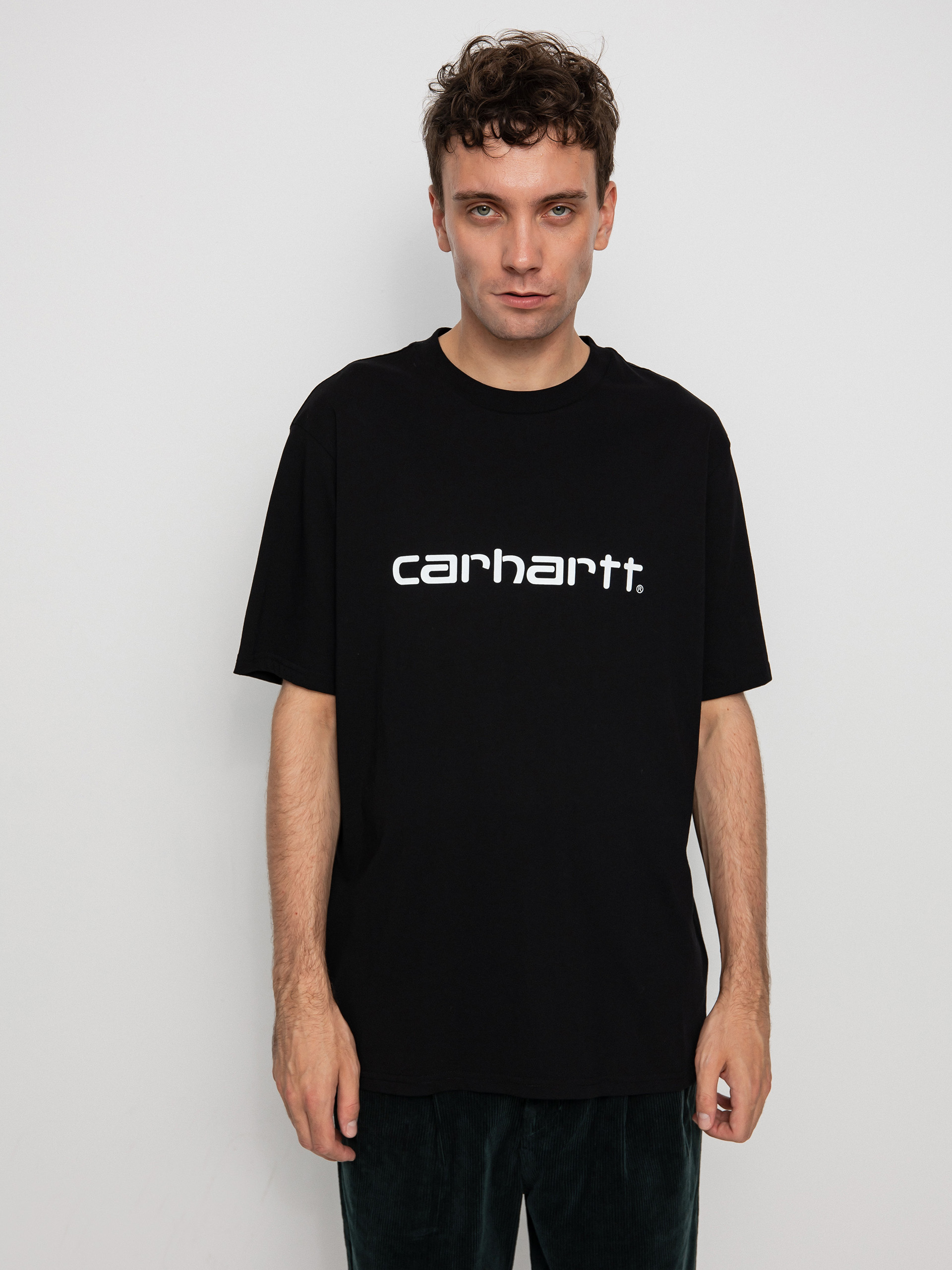 Футболка Carhartt WIP Script (black/white)