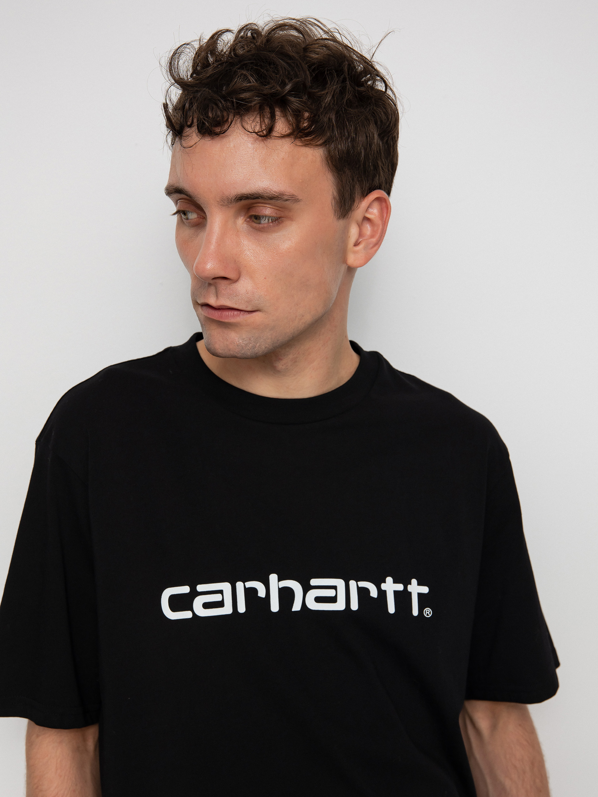 Футболка Carhartt WIP Script (black/white)