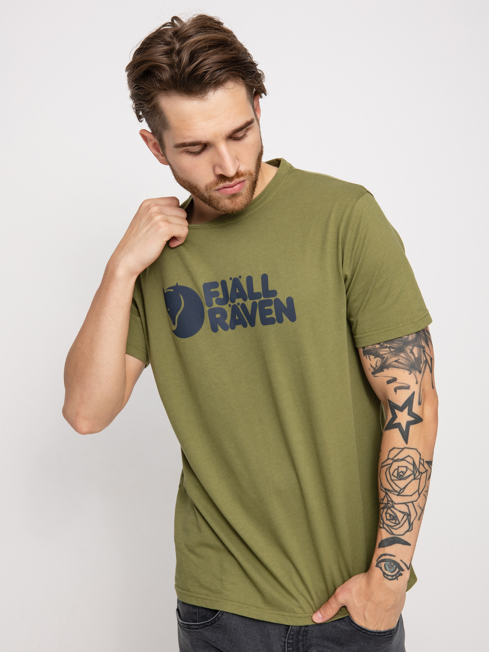 Футболка Fjallraven Logo (caper green)