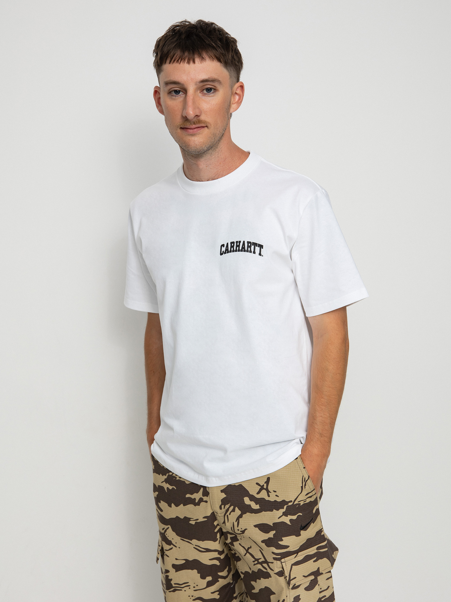 Футболка Carhartt WIP University Script (white/black)