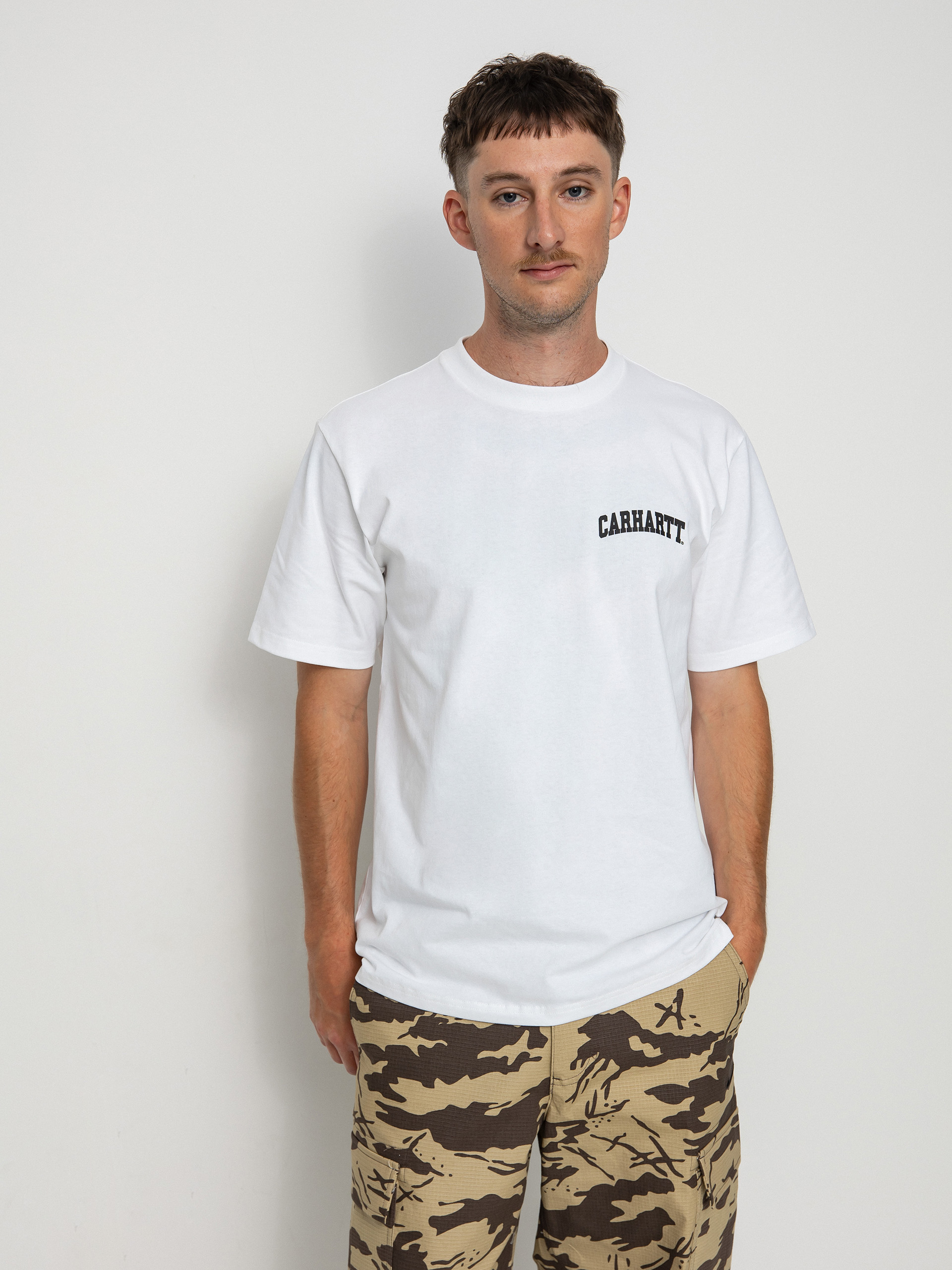 Футболка Carhartt WIP University Script (white/black)