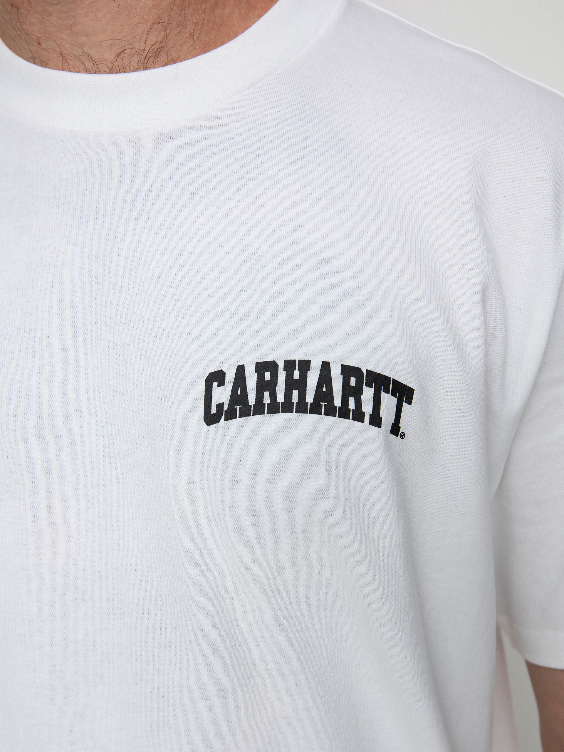 Футболка Carhartt WIP University Script (white/black)