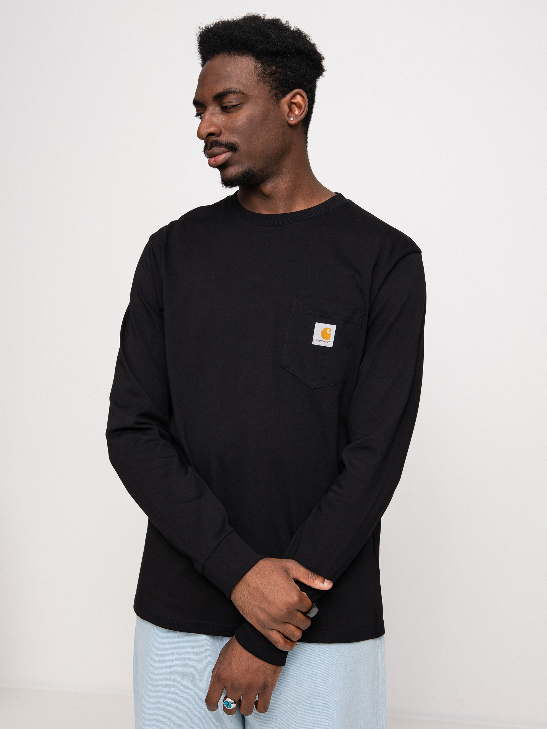 Лонгслів Carhartt WIP Pocket (black)