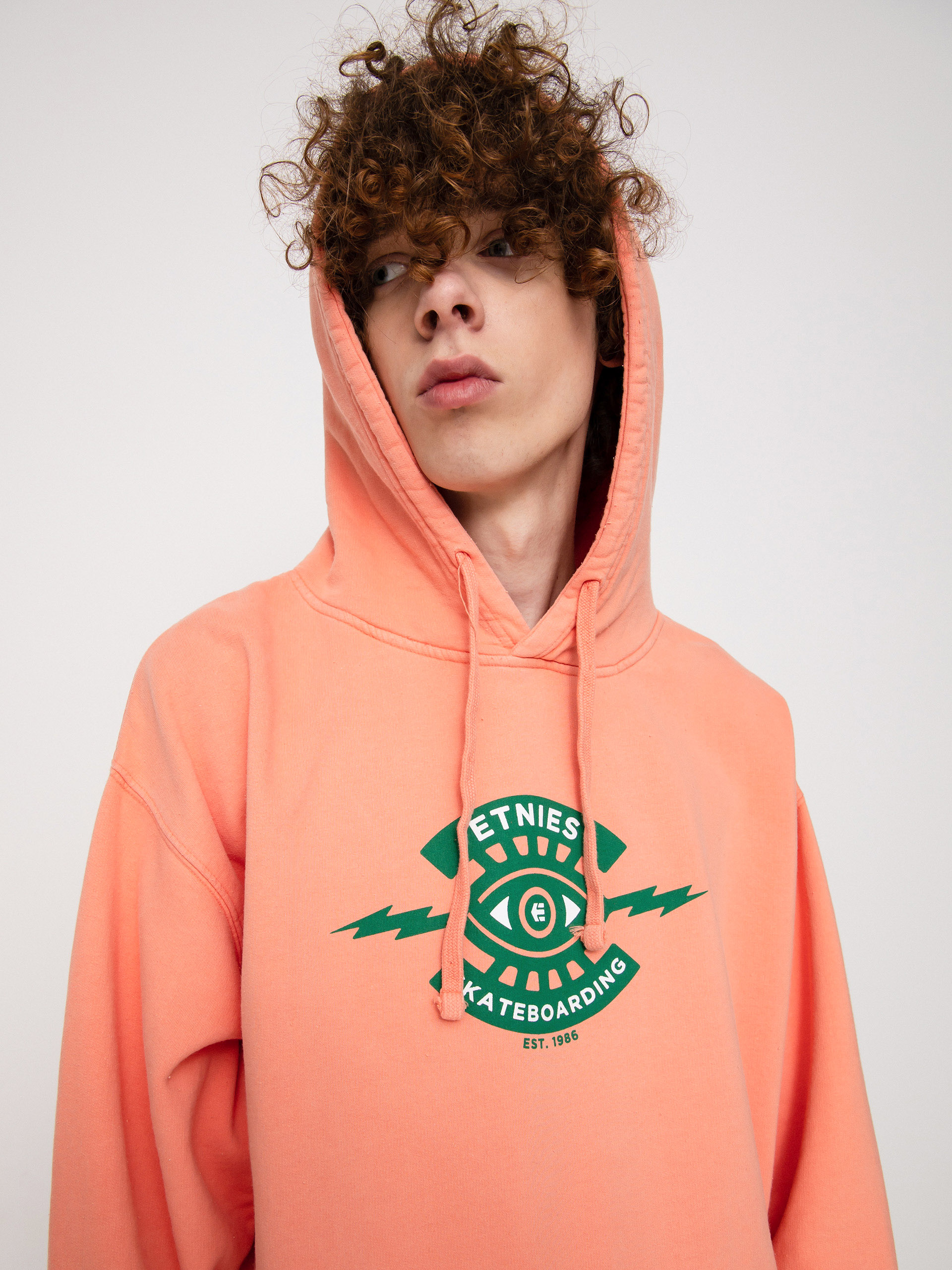 Світшот Etnies z kapturem Jw (rose)