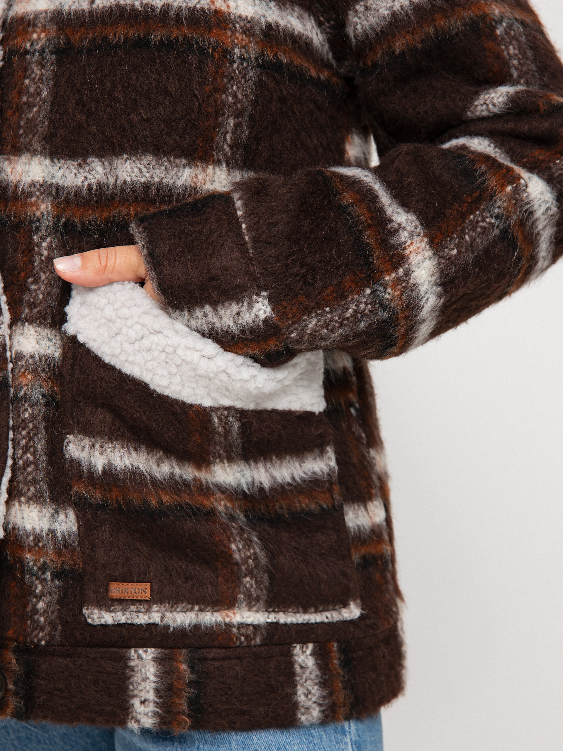 Куртка Brixton Nouvelle Coat Wmn (seal brown)