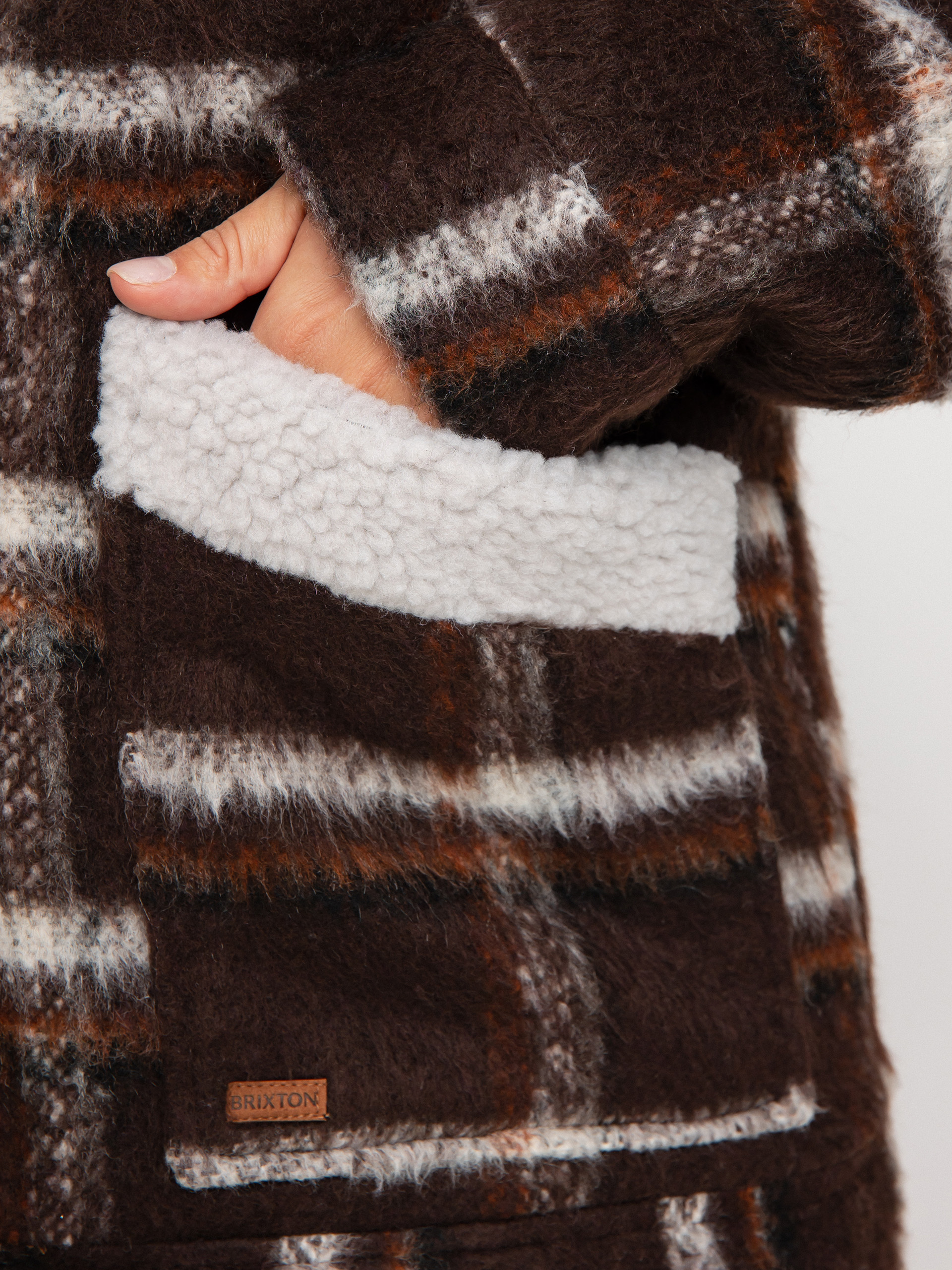 Куртка Brixton Nouvelle Coat Wmn (seal brown)