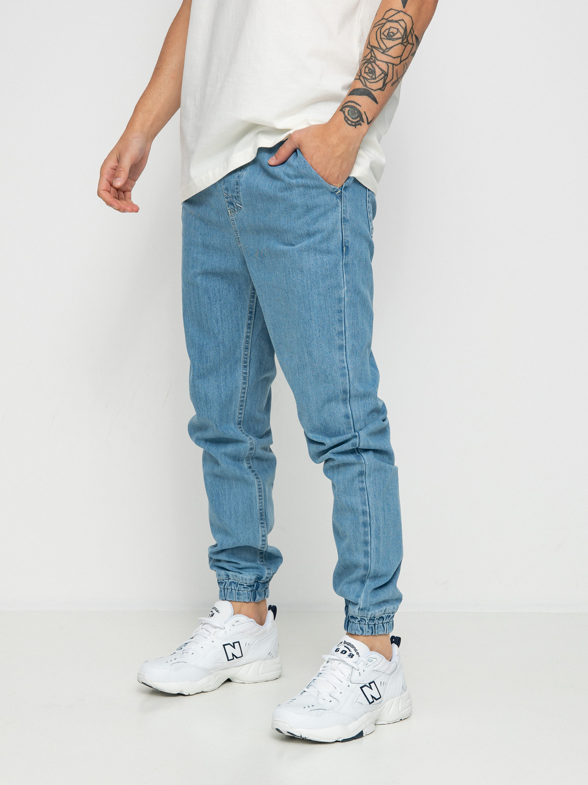Штани MassDnm Signature 2.0 Joggers Jeans Sneaker Fit (light blue)
