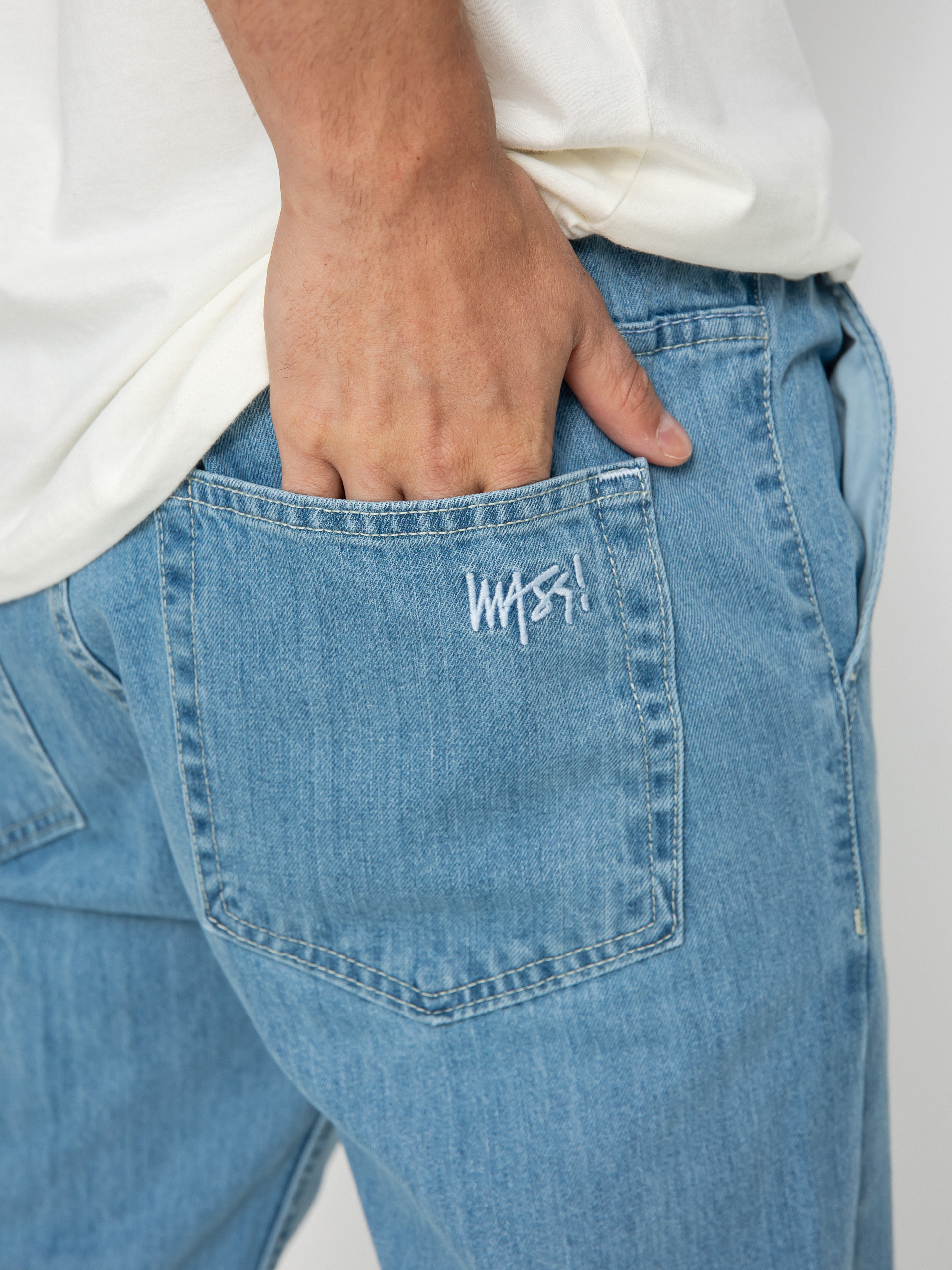 Штани MassDnm Signature 2.0 Joggers Jeans Sneaker Fit (light blue)