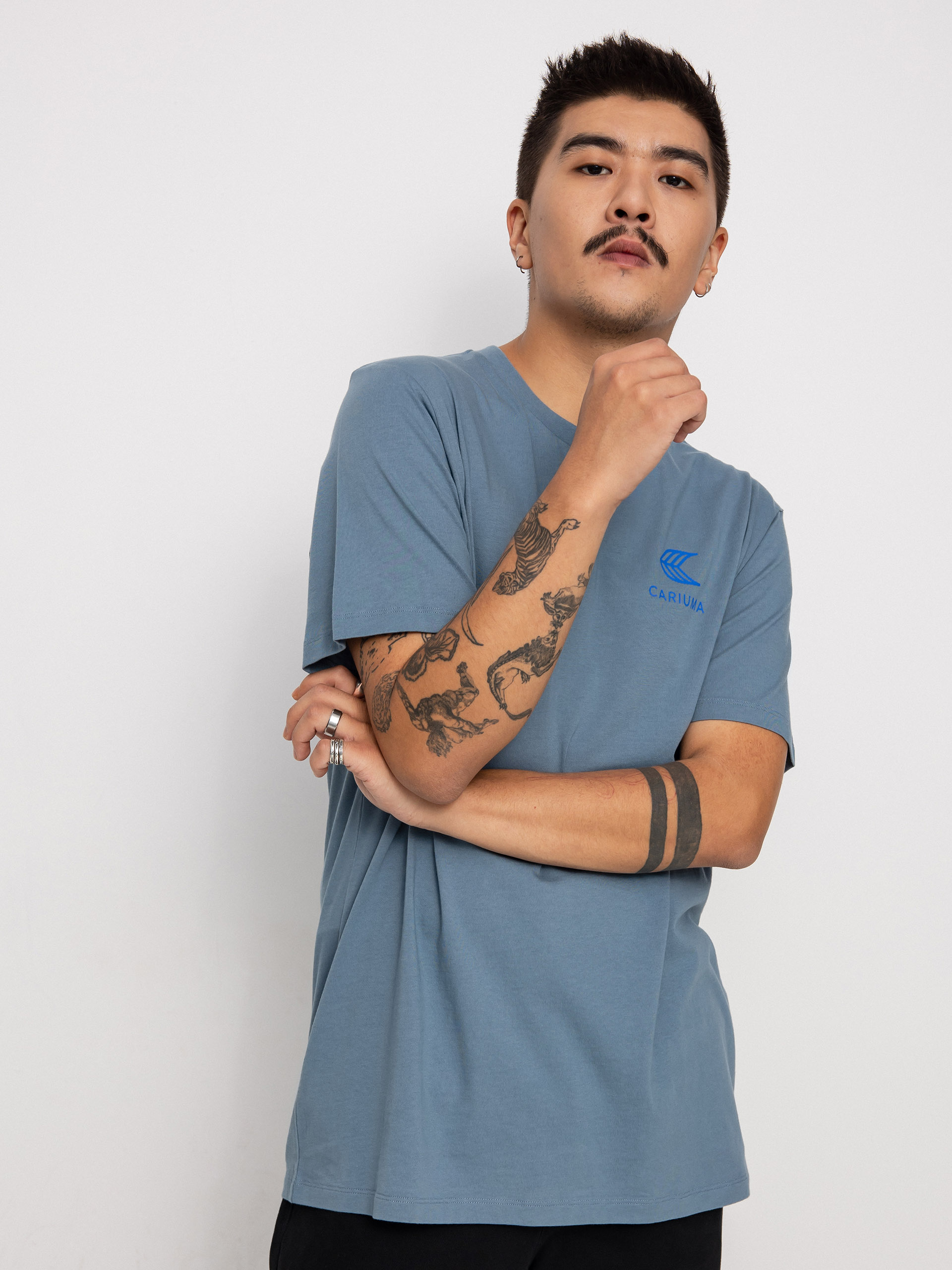 Футболка Cariuma Skate with your Heart (mirage blue)