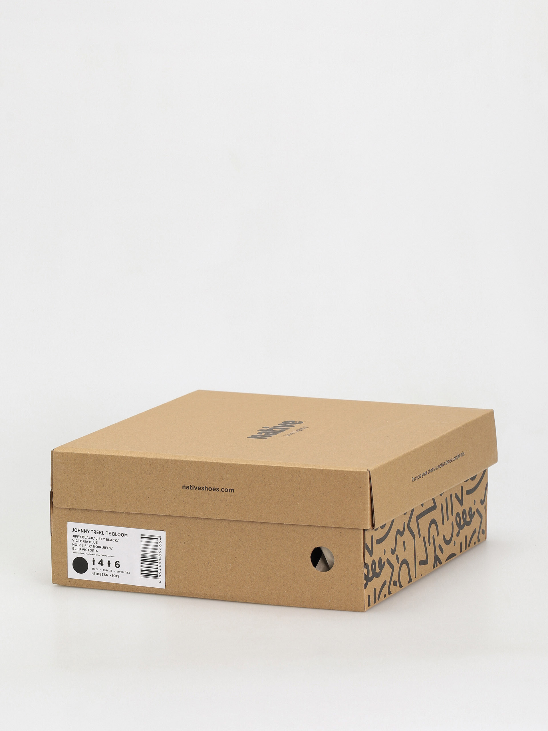 Зимове взуття Native Johnny Treklite (jiffy black/jiffy black/victoria blue)