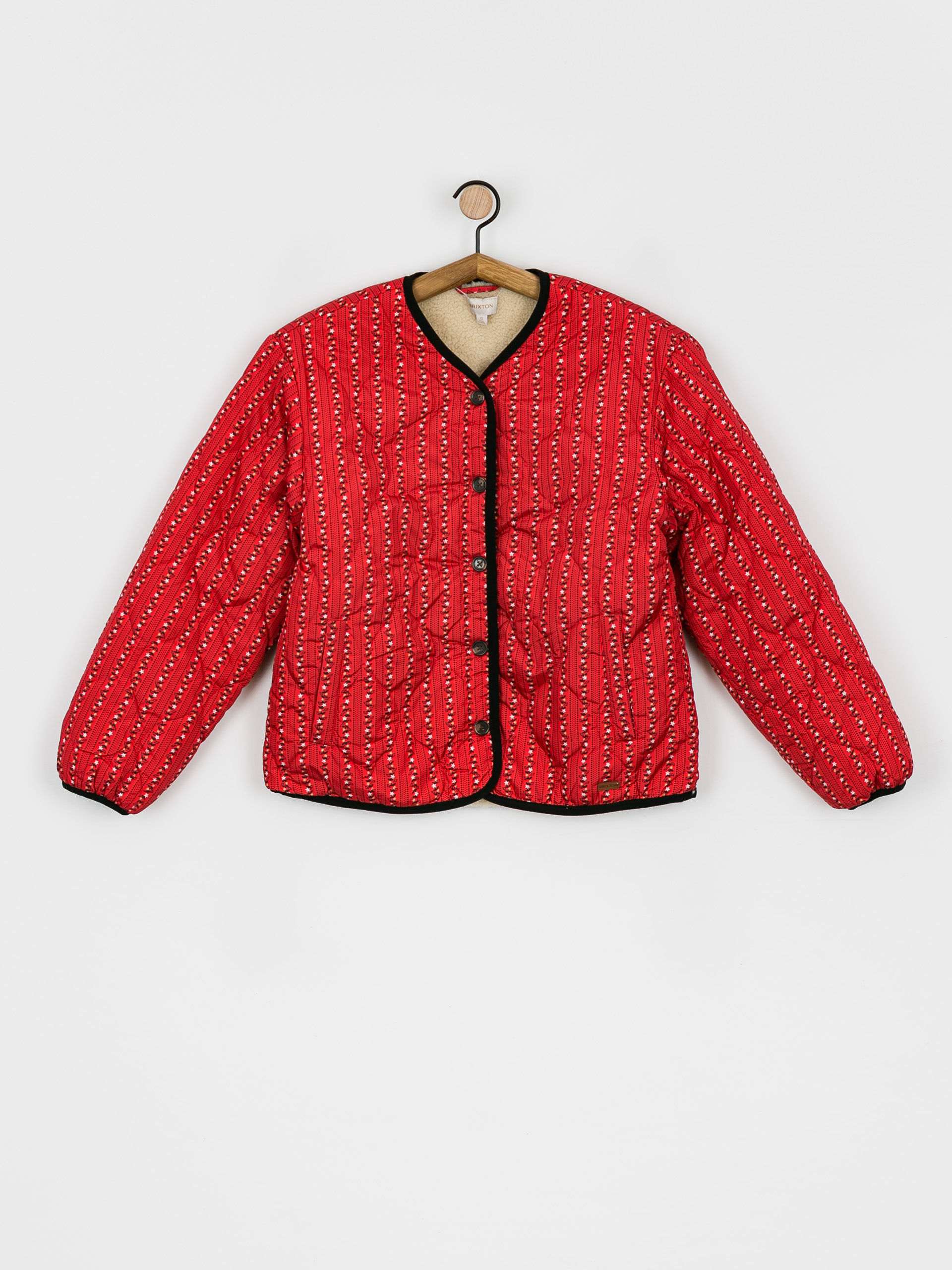 Куртка Brixton Sherpa Reversible Padded Wmn (mars red praire floral)