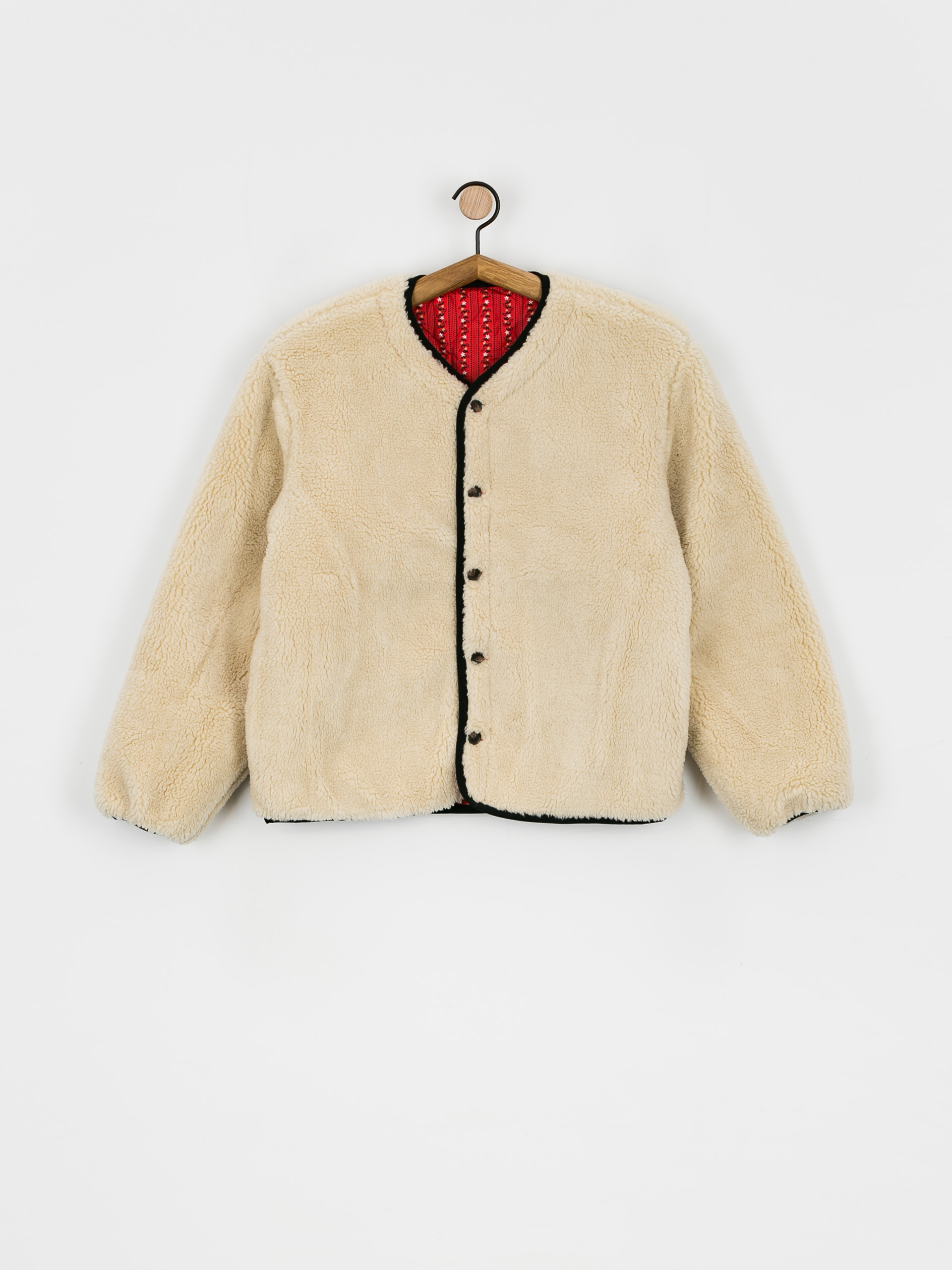 Куртка Brixton Sherpa Reversible Padded Wmn (mars red praire floral)