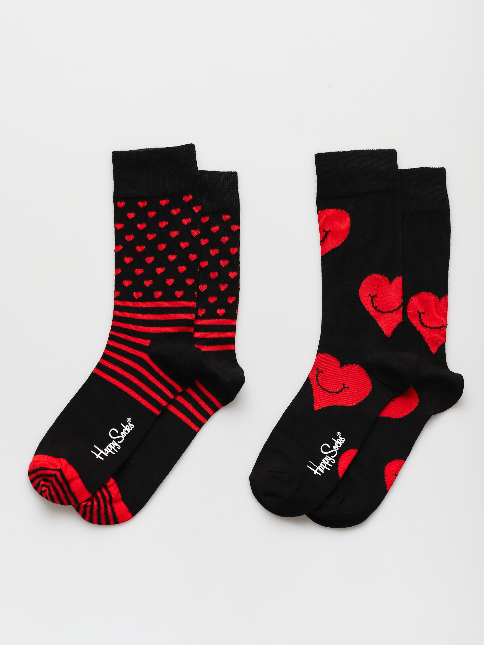  Шкарпетки Happy Socks Valentine 2Pk (black/red)