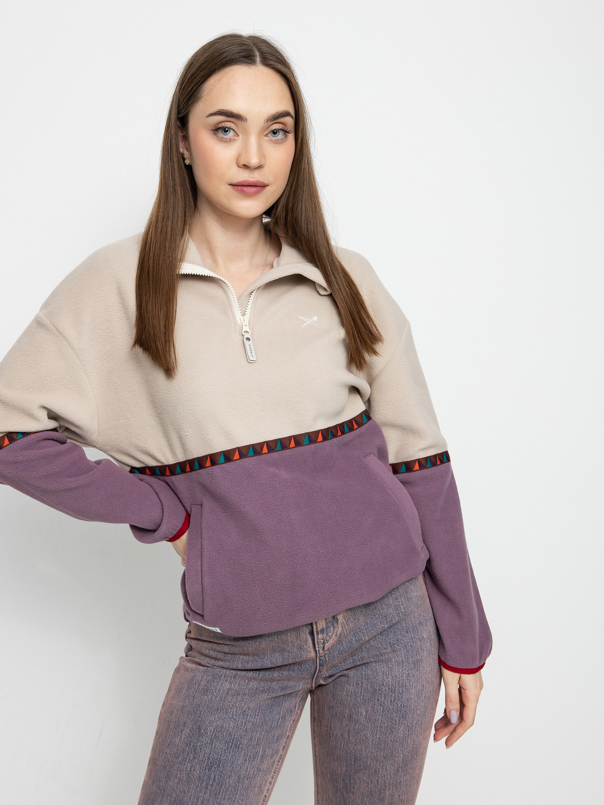 u0424u043bu0456u0441u043eu0432u0438u0439 u0441u0432u0435u0442u0440 Iriedaily Holina Fleece Troyer Wmn (beige)