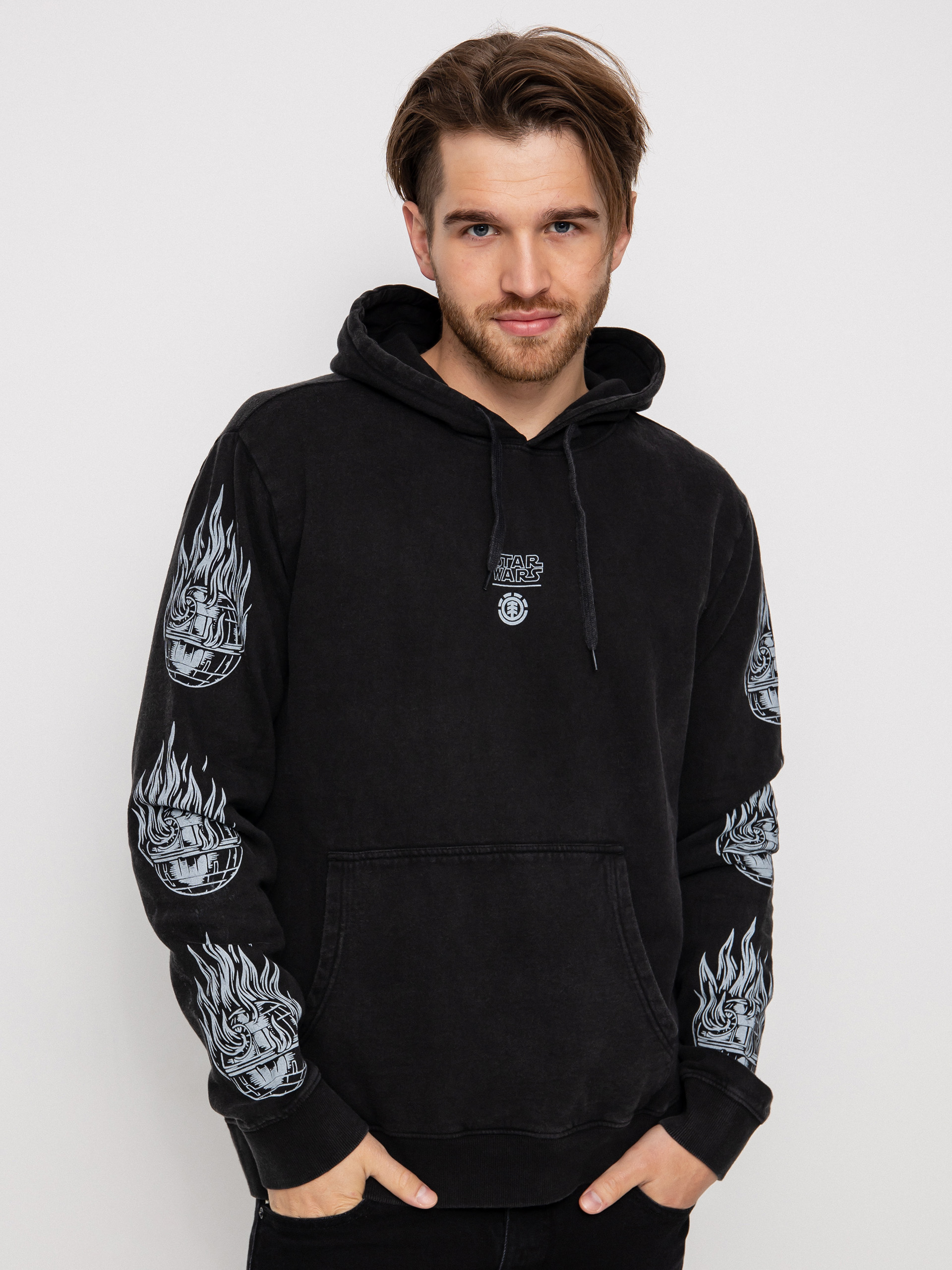 Світшот Element Deathstar (washed black)