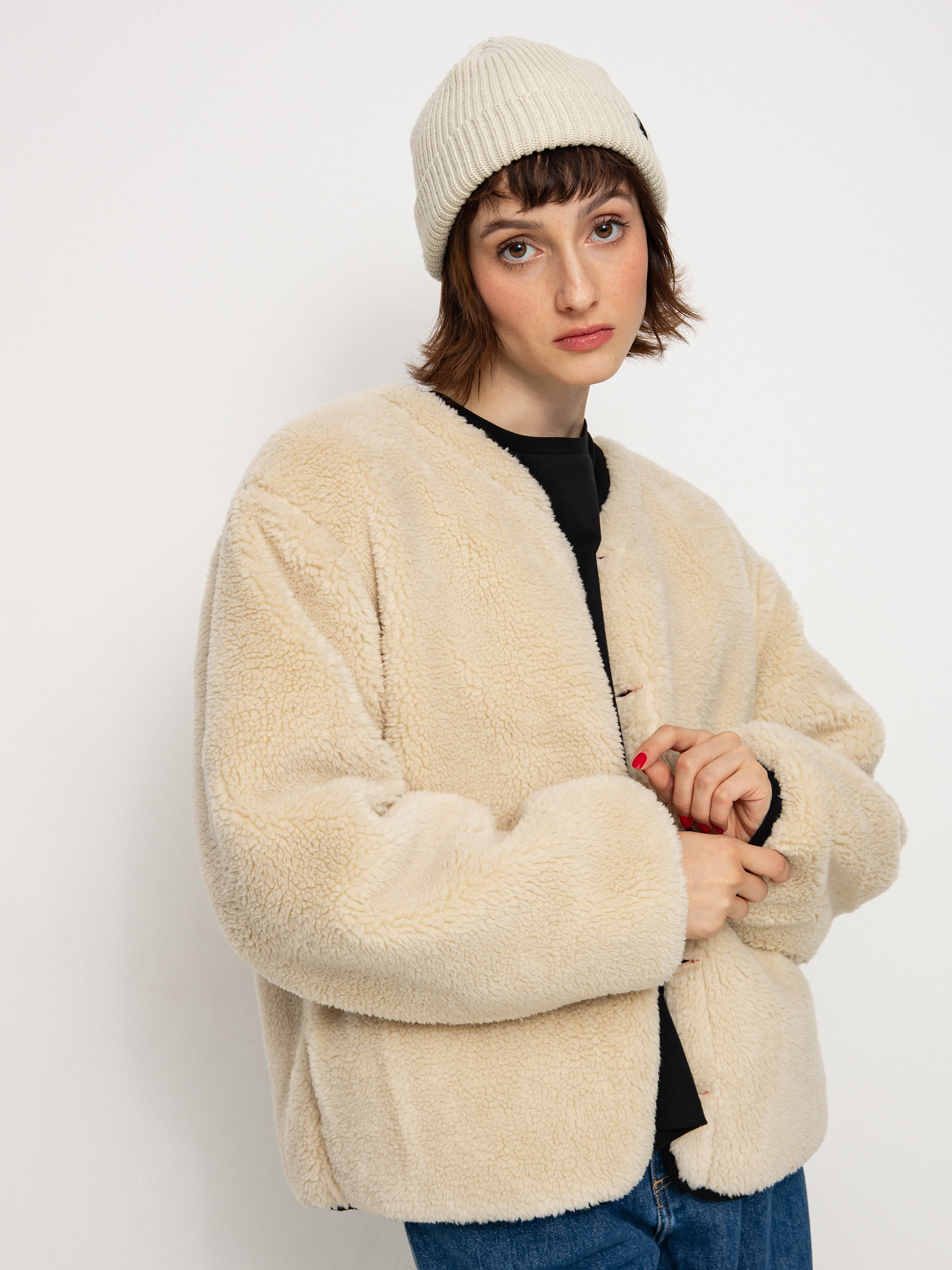 Куртка Brixton Sherpa Reversible Padded Wmn (mars red praire floral)