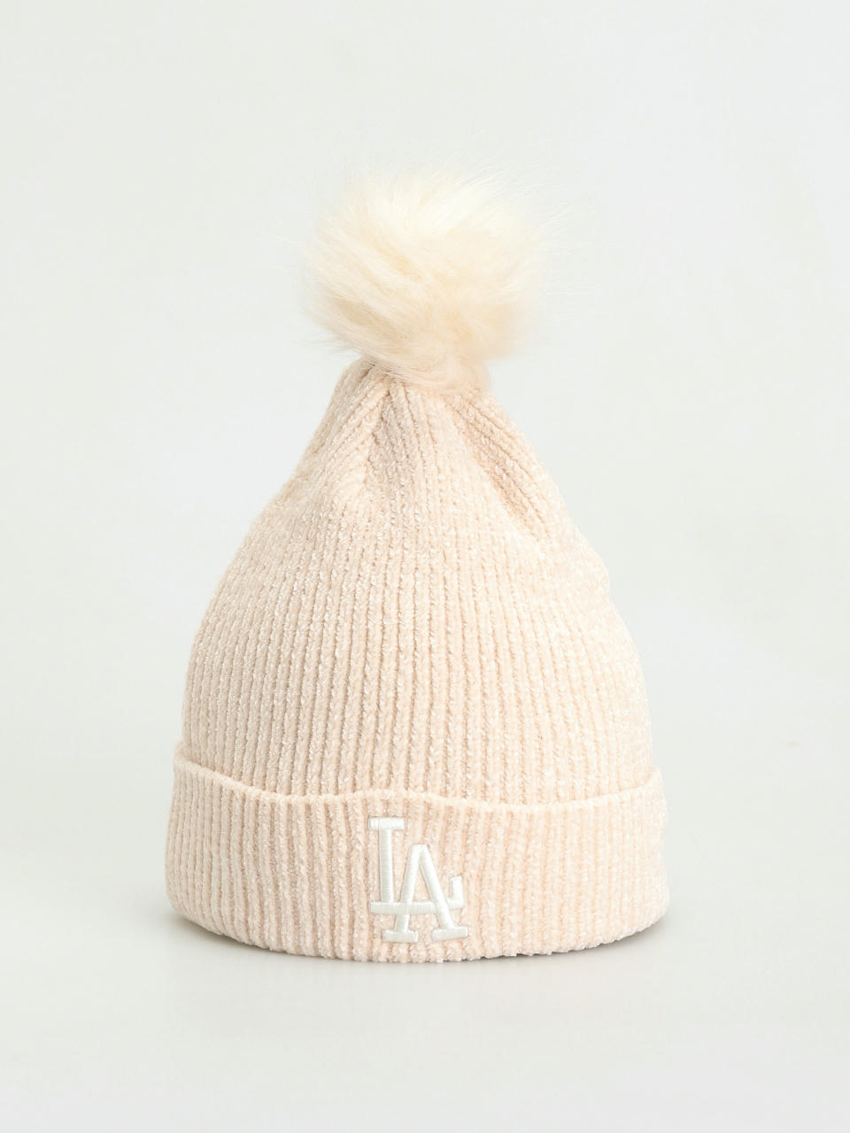 Шапка New Era Bobble Los Angeles Dodgers Wmn (lighrt cream)