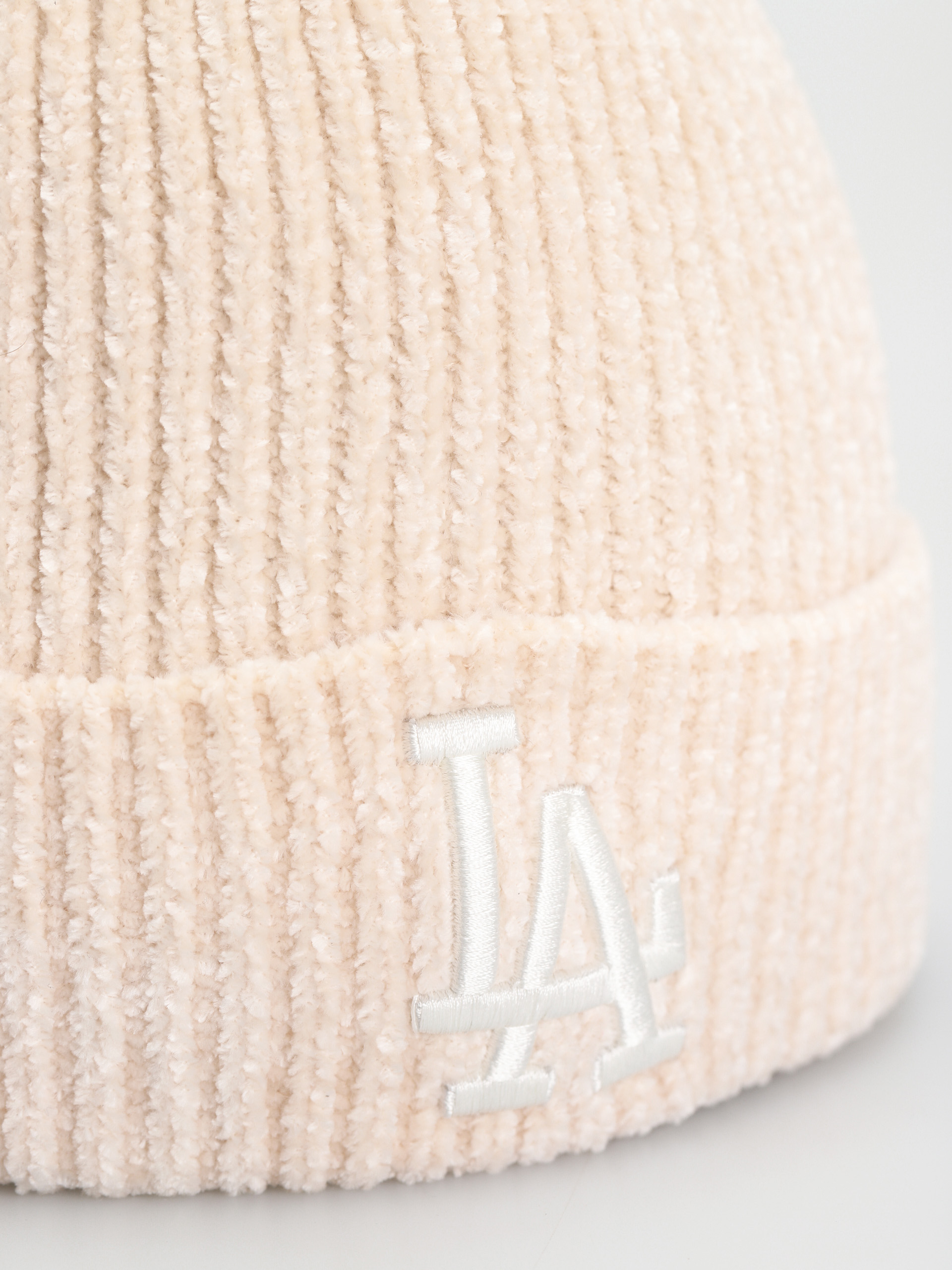 Шапка New Era Bobble Los Angeles Dodgers Wmn (lighrt cream)
