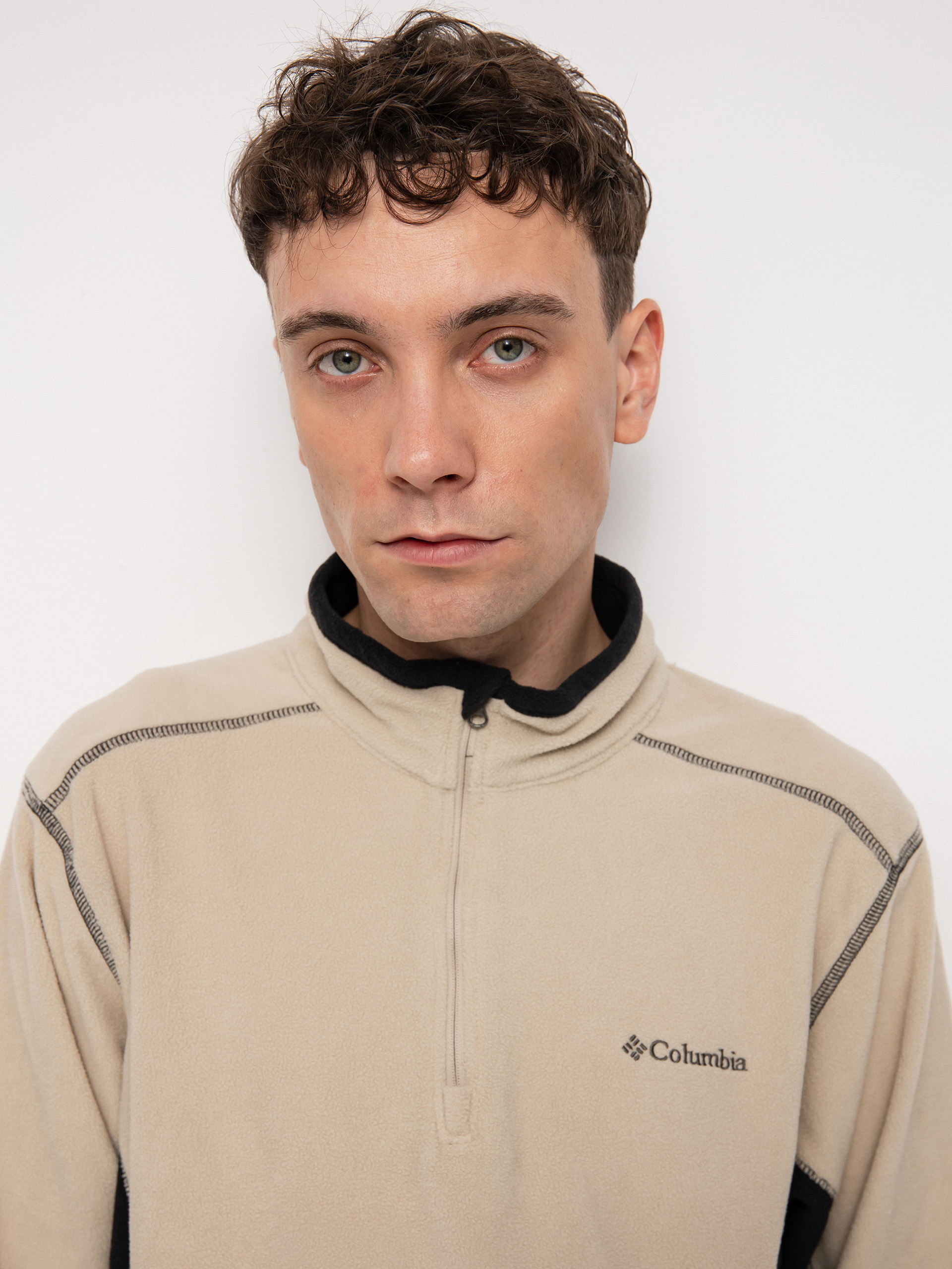 Чоловічий Флісовий светр Columbia Klamath Range II Half Zip (ancient fossil)