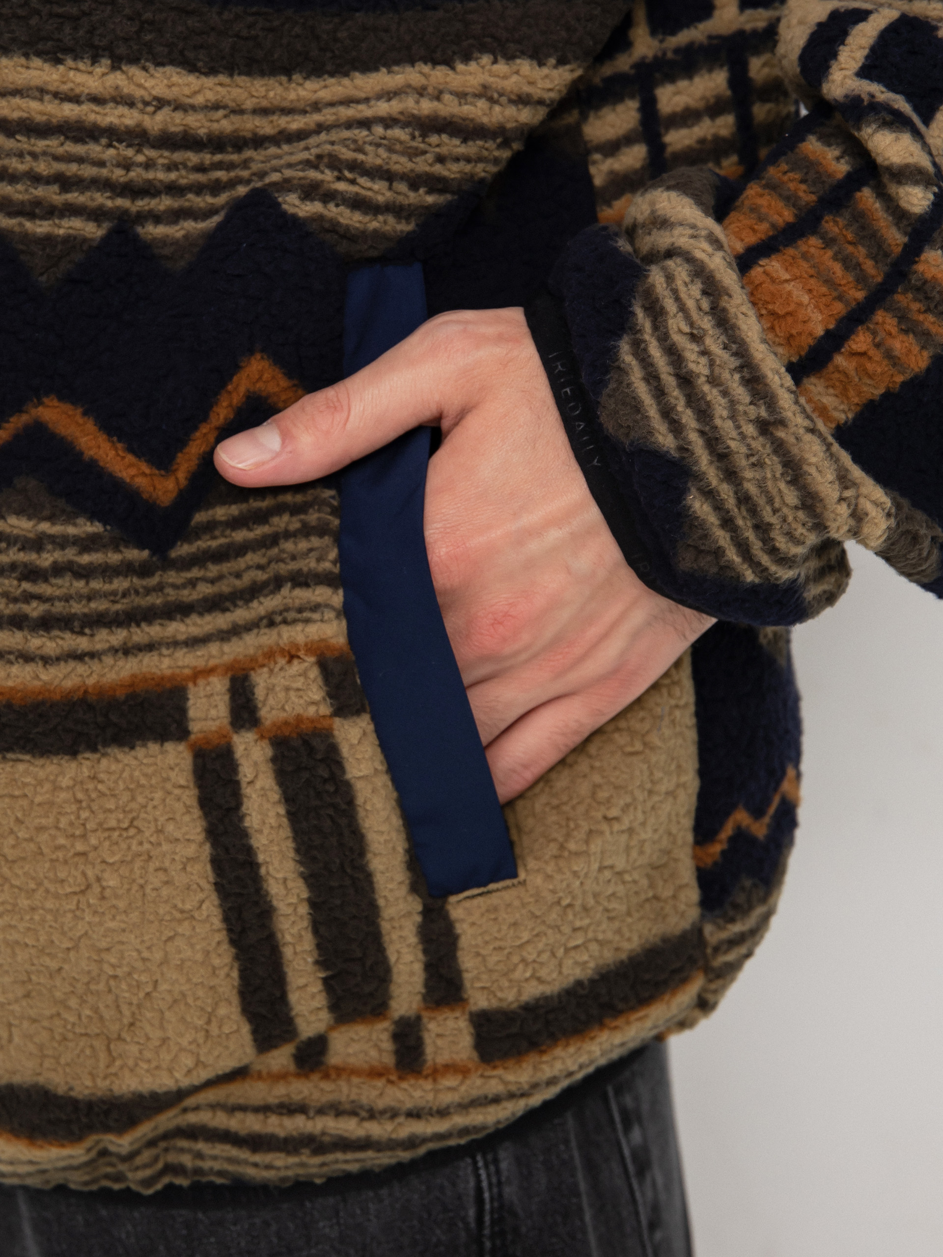 Чоловічий Флісовий светр Iriedaily Insaneia (khaki)