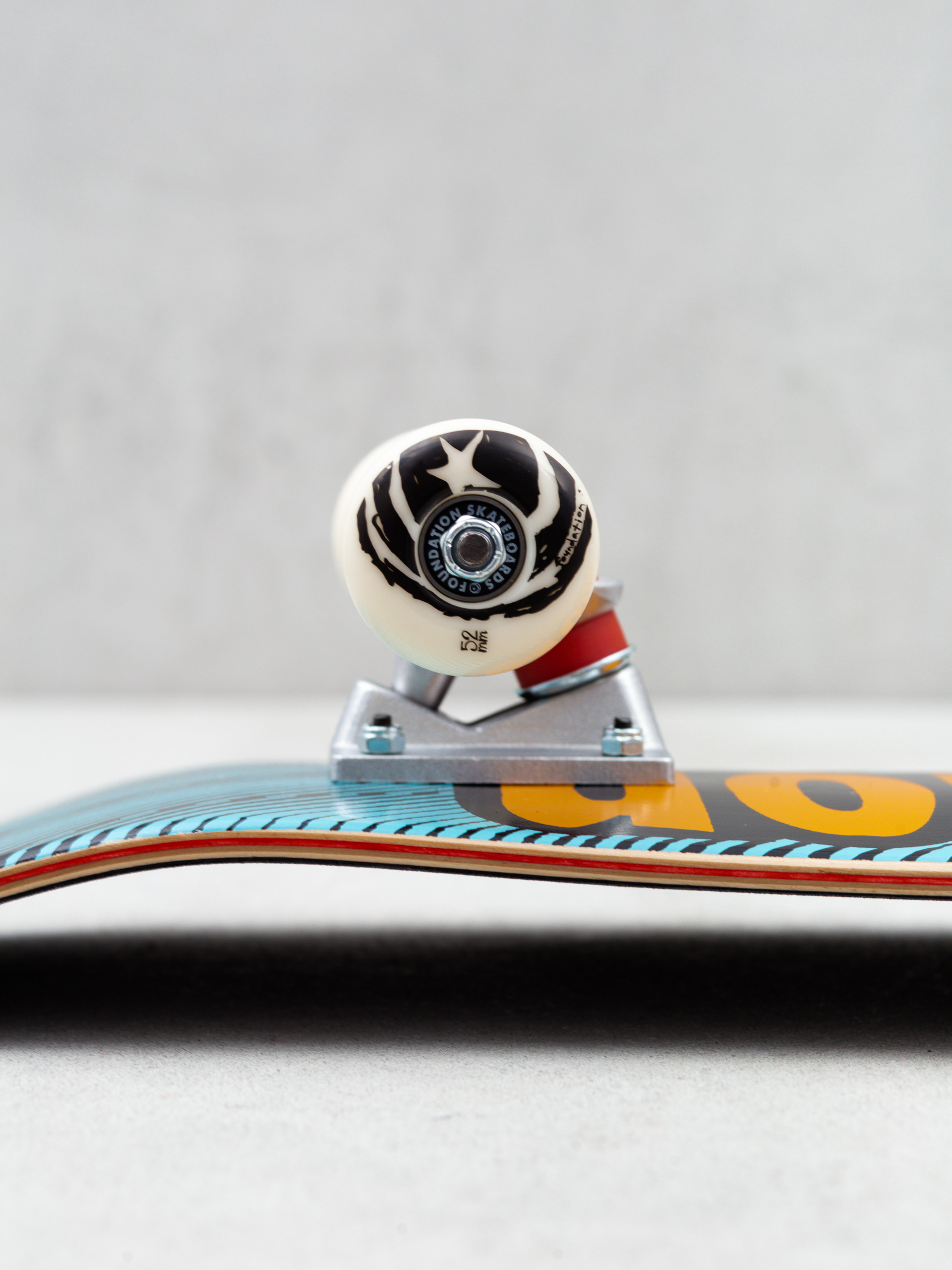 Скейтборд Foundation Star (sea blue/orange)