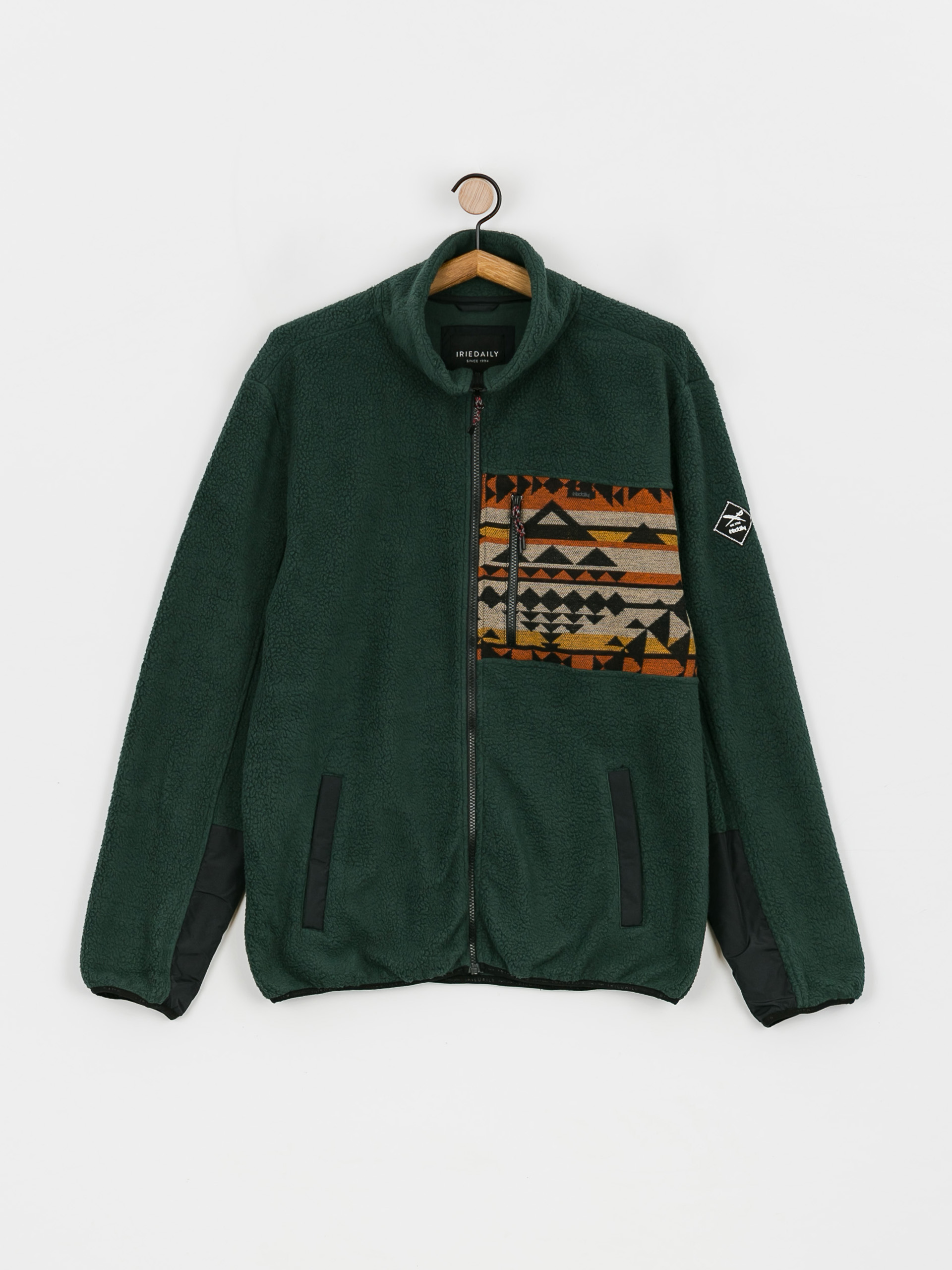 Чоловічий Флісовий светр Iriedaily Wonderer Track (hunter)