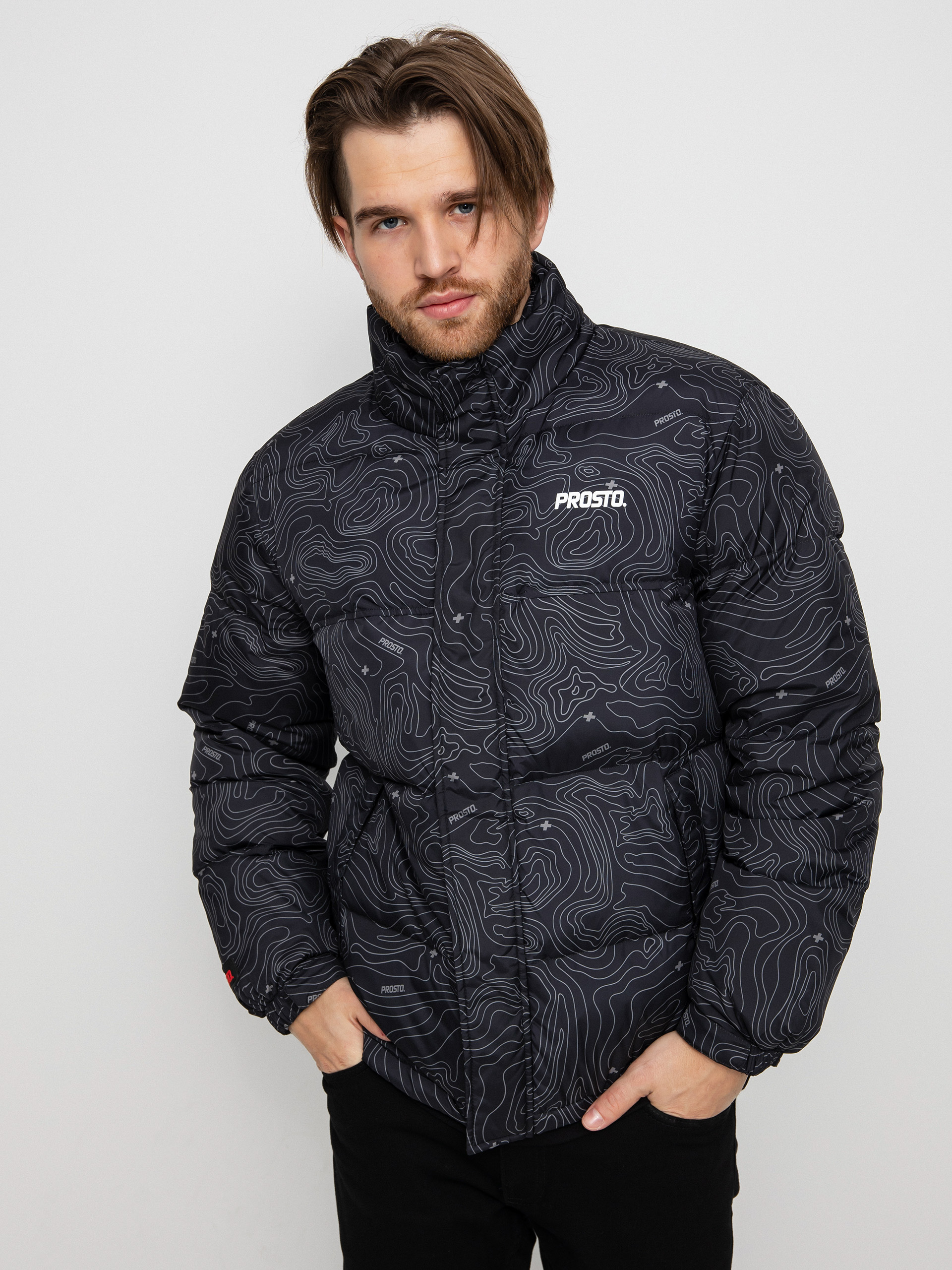 Куртка Prosto Retro Puff Pattern (black)