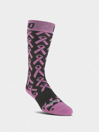 Шкарпетки ThirtyTwo B4Bc Merino Wmn (black/pink)