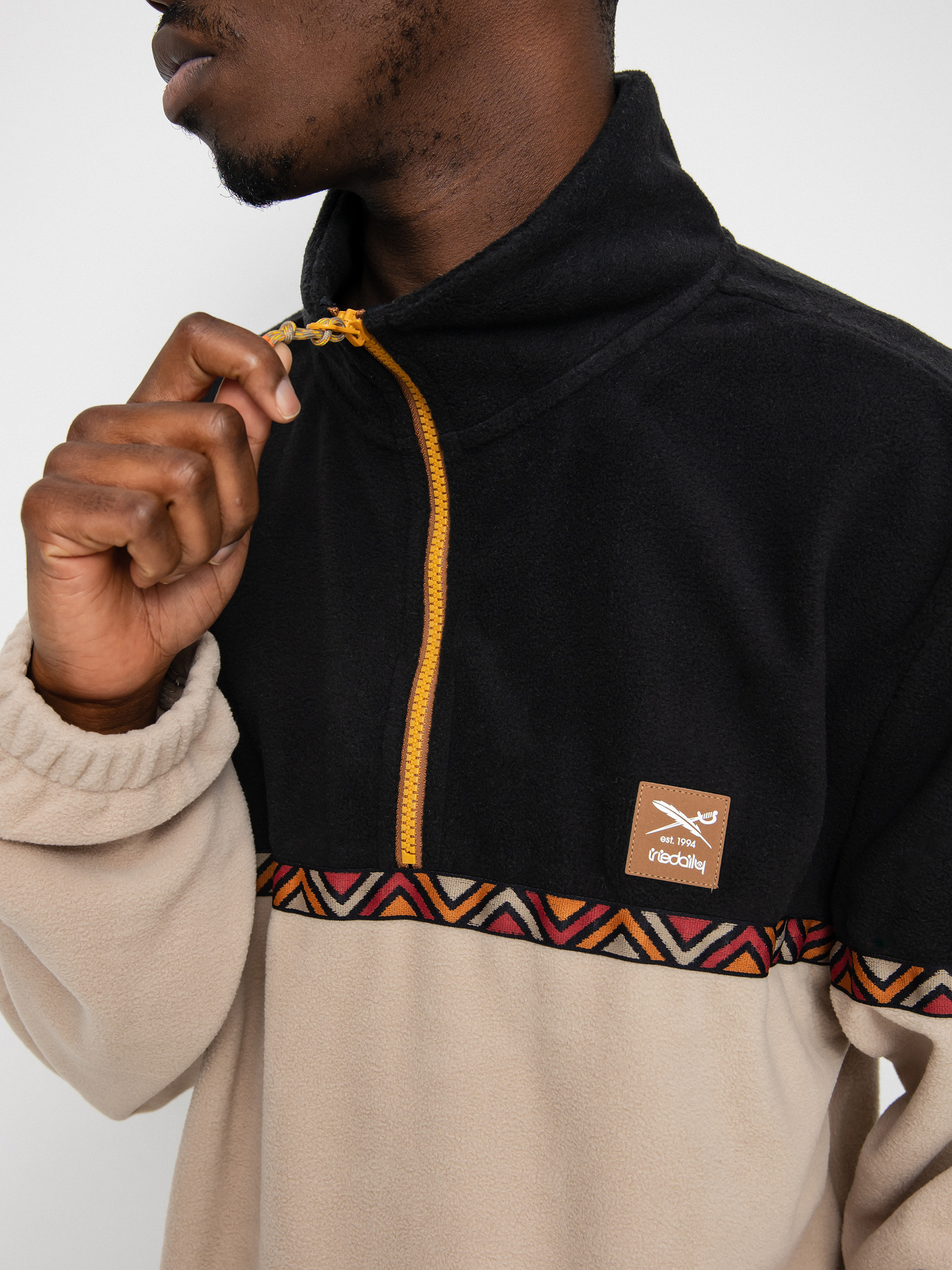 Чоловічий Флісовий светр Iriedaily Monte Noe Troyer (khaki)