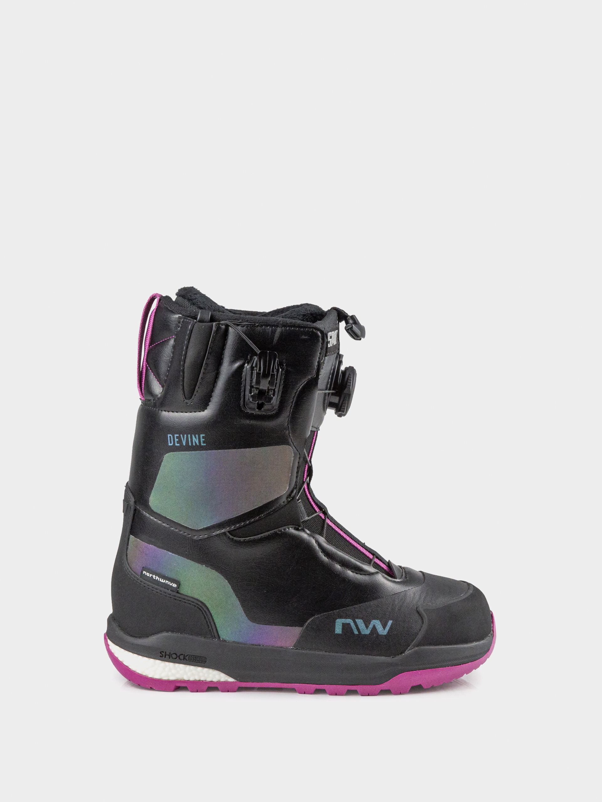 Жіночі Черевики сноубордичні Northwave Devine Hybrid (black/iridescent)