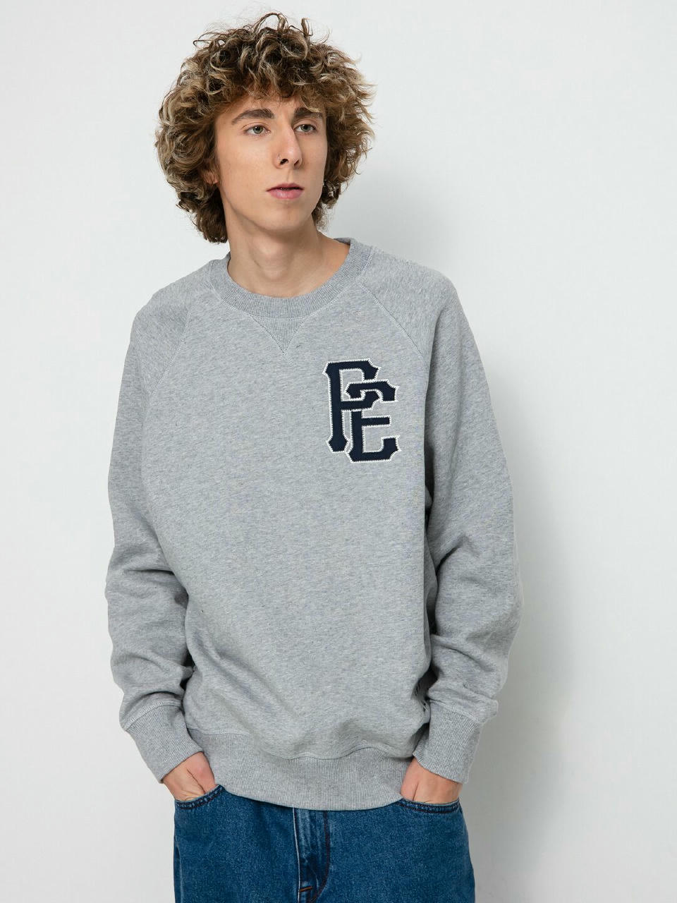 Світшот Element Pexe Crest Crew (grey heather)