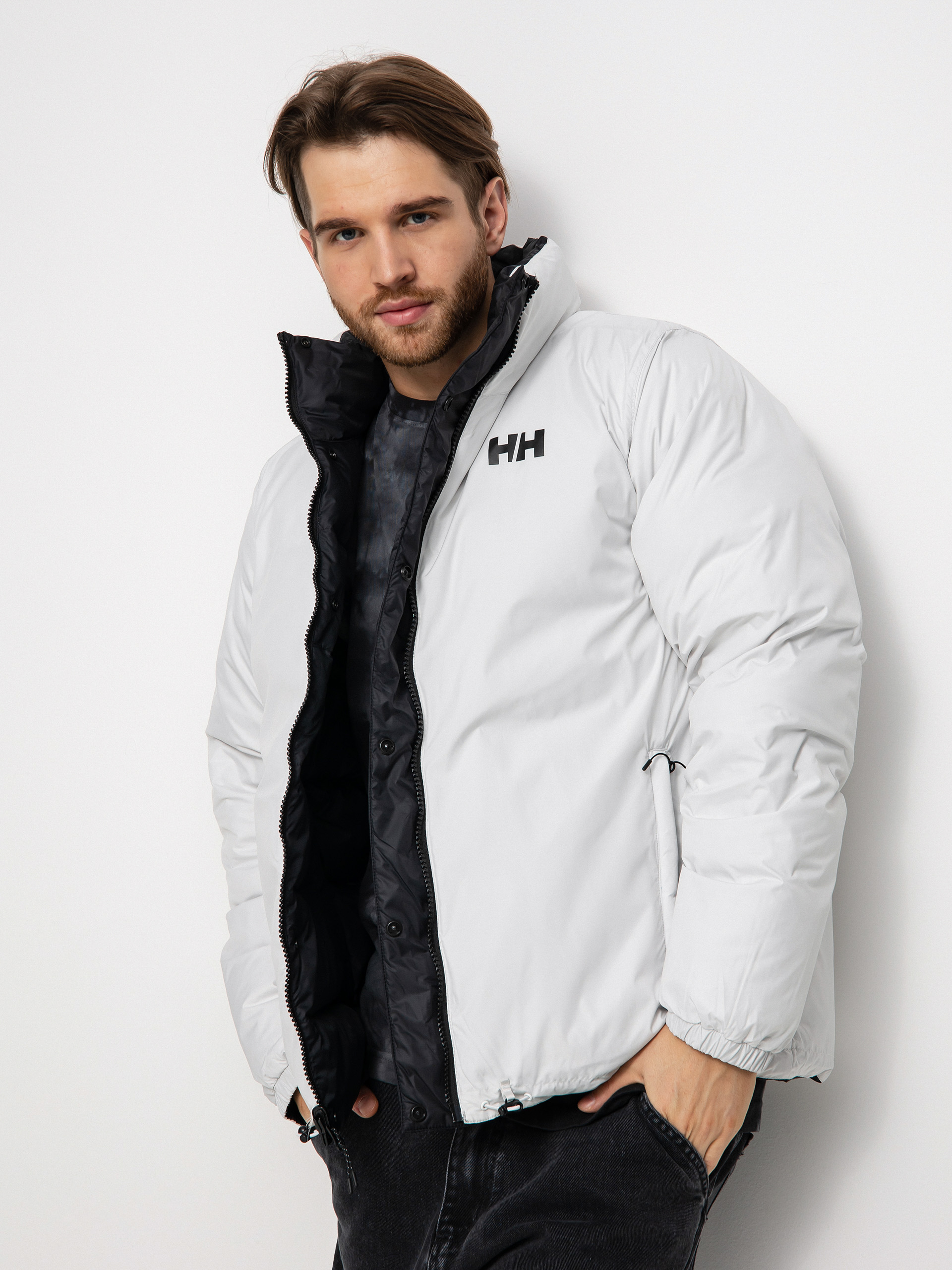 Helly hansen reversible down jacket black best sale