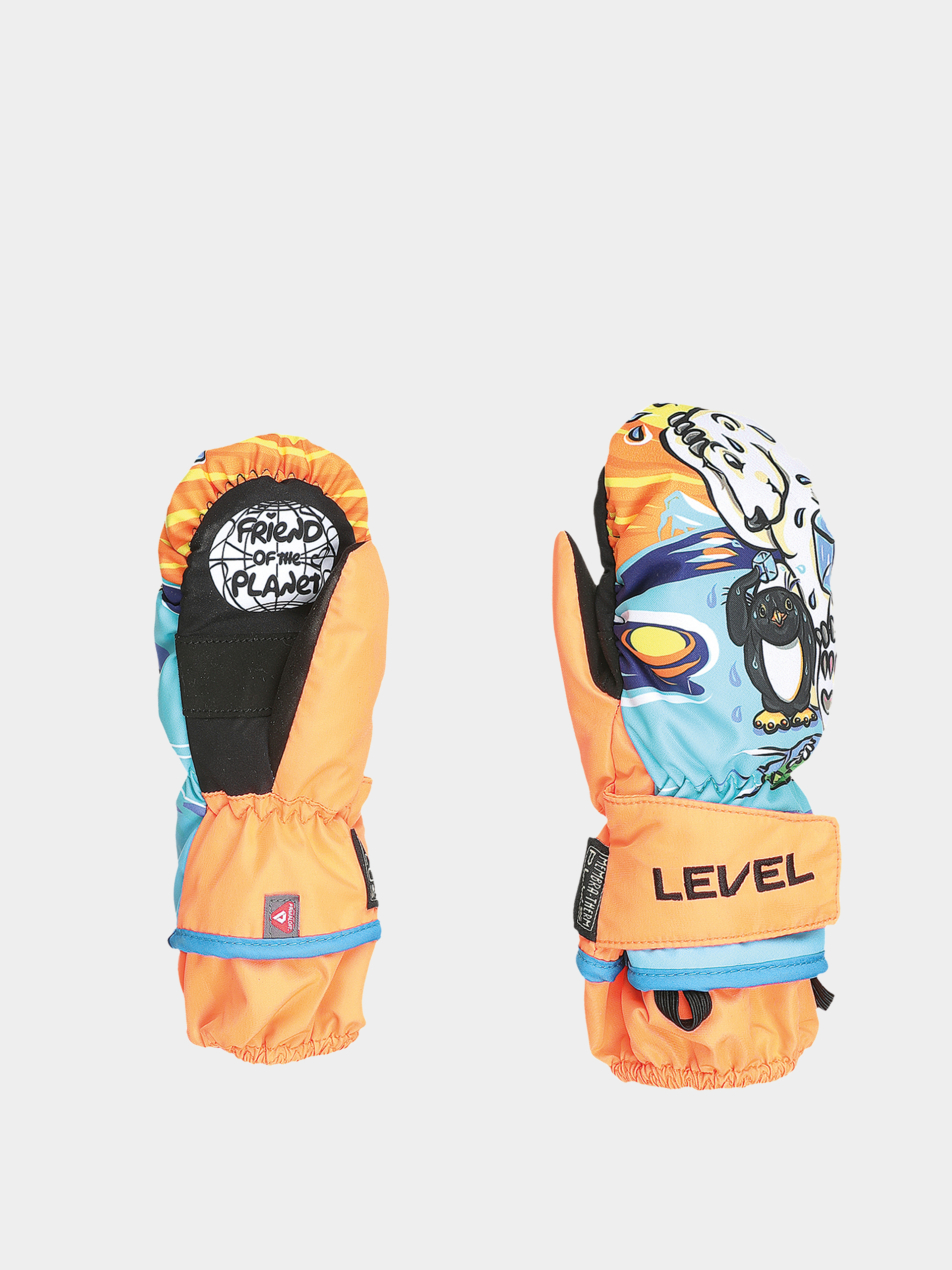 Рукавиці Level Animal Rec JR (orange)