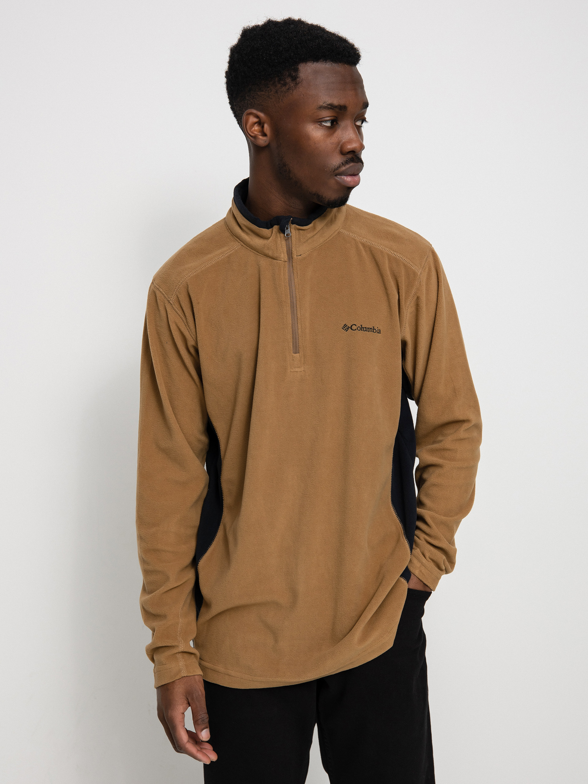 Чоловічий Флісовий светр Columbia Klamath Range II Half Zip (delta black)