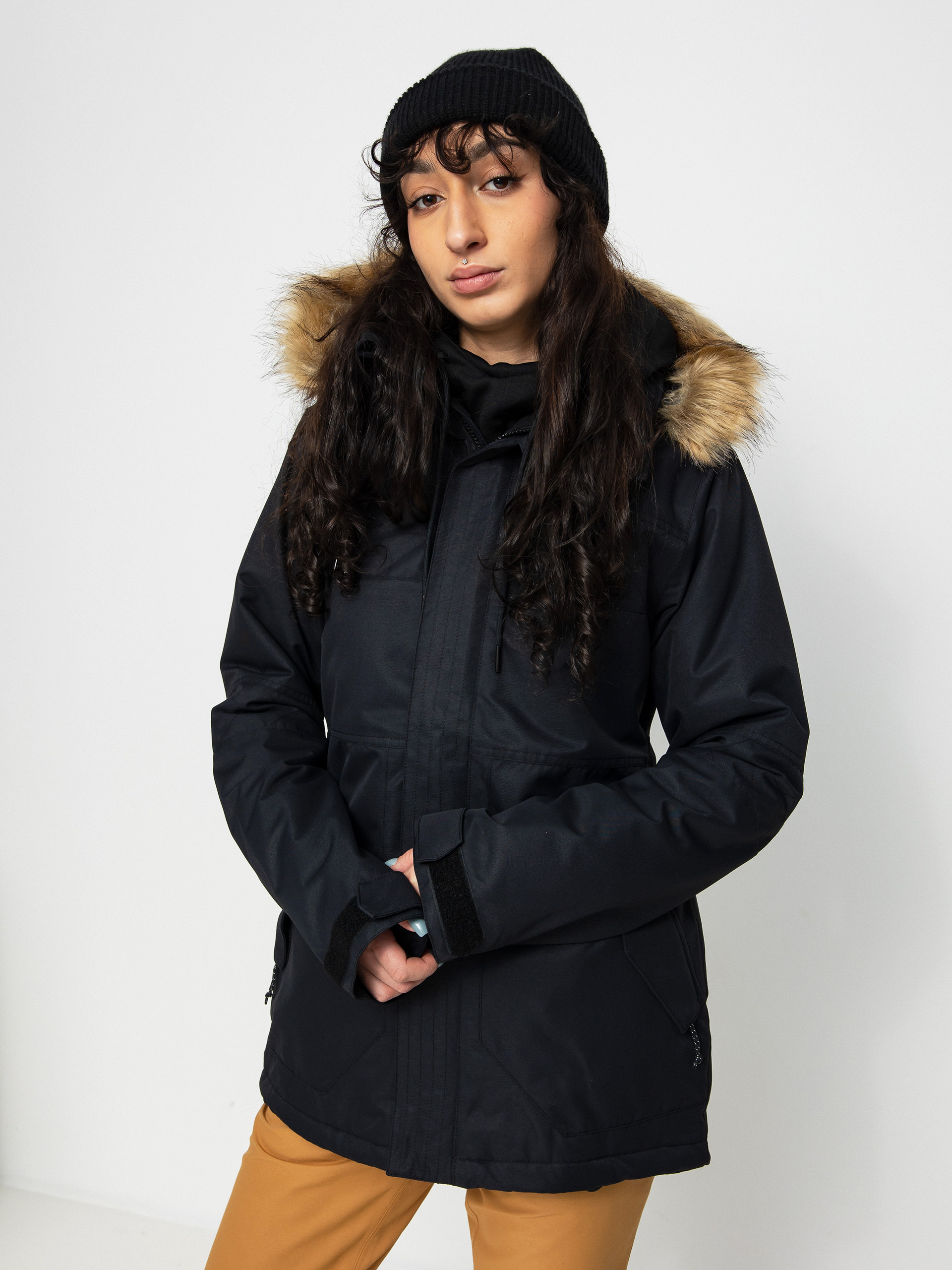 Жіноча Сноубордична куртка Volcom Fawn Ins (black)