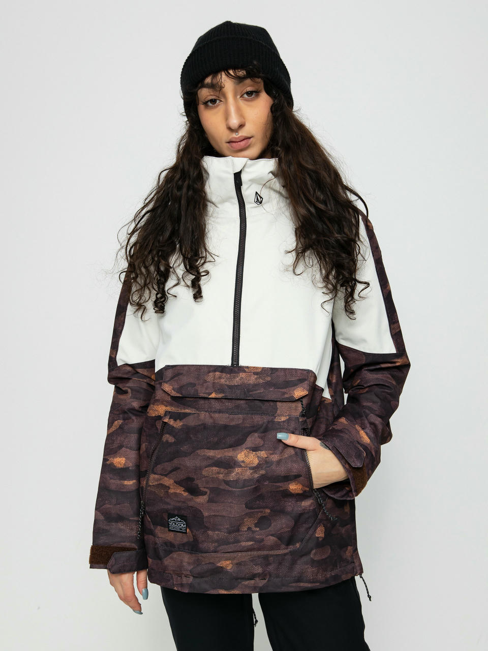 Жіноча Сноубордична куртка Volcom Mirror Pullover (dusk camo)