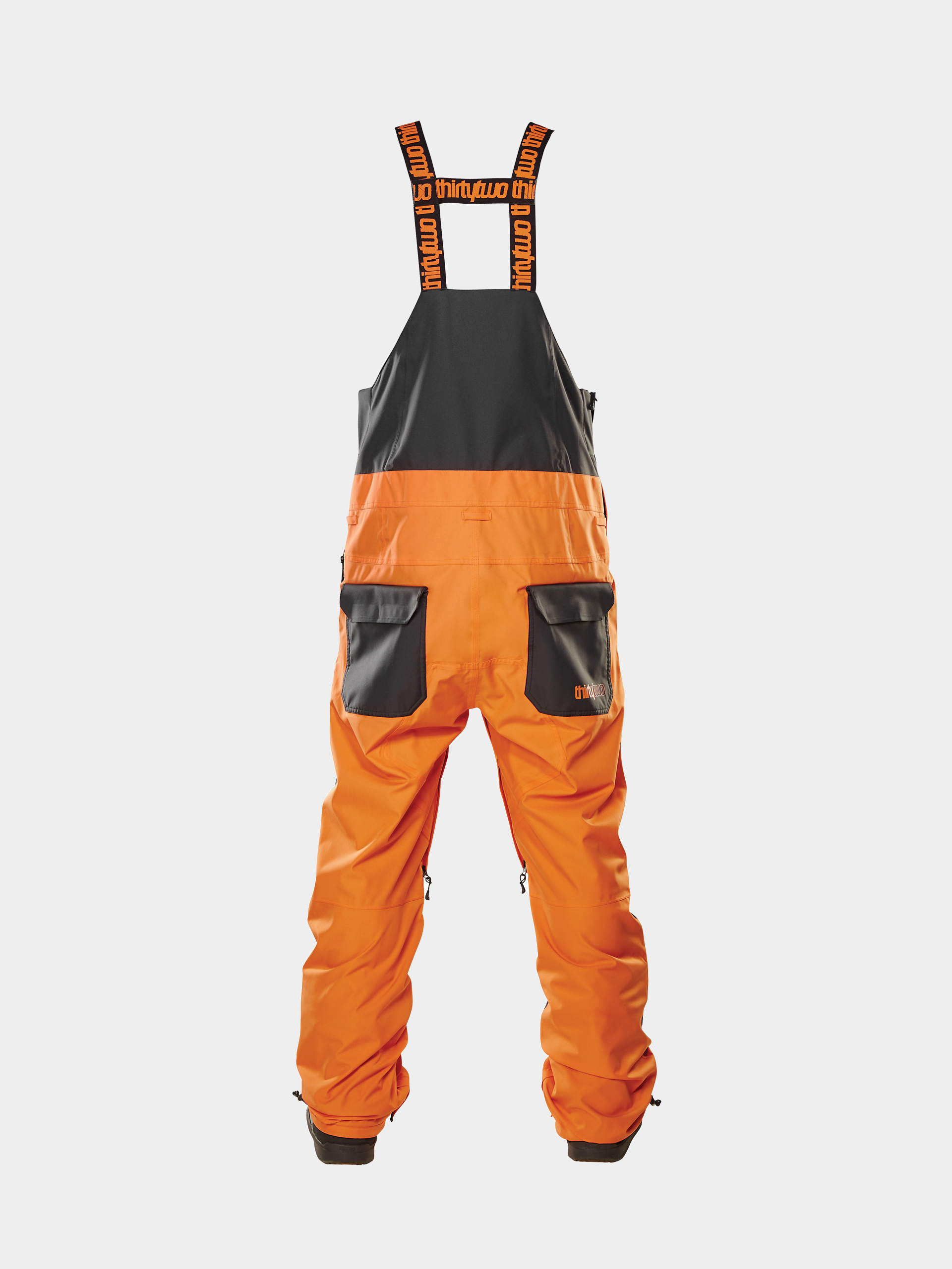 Чоловічі Сноубордичні штани ThirtyTwo Basement Bib (orange)